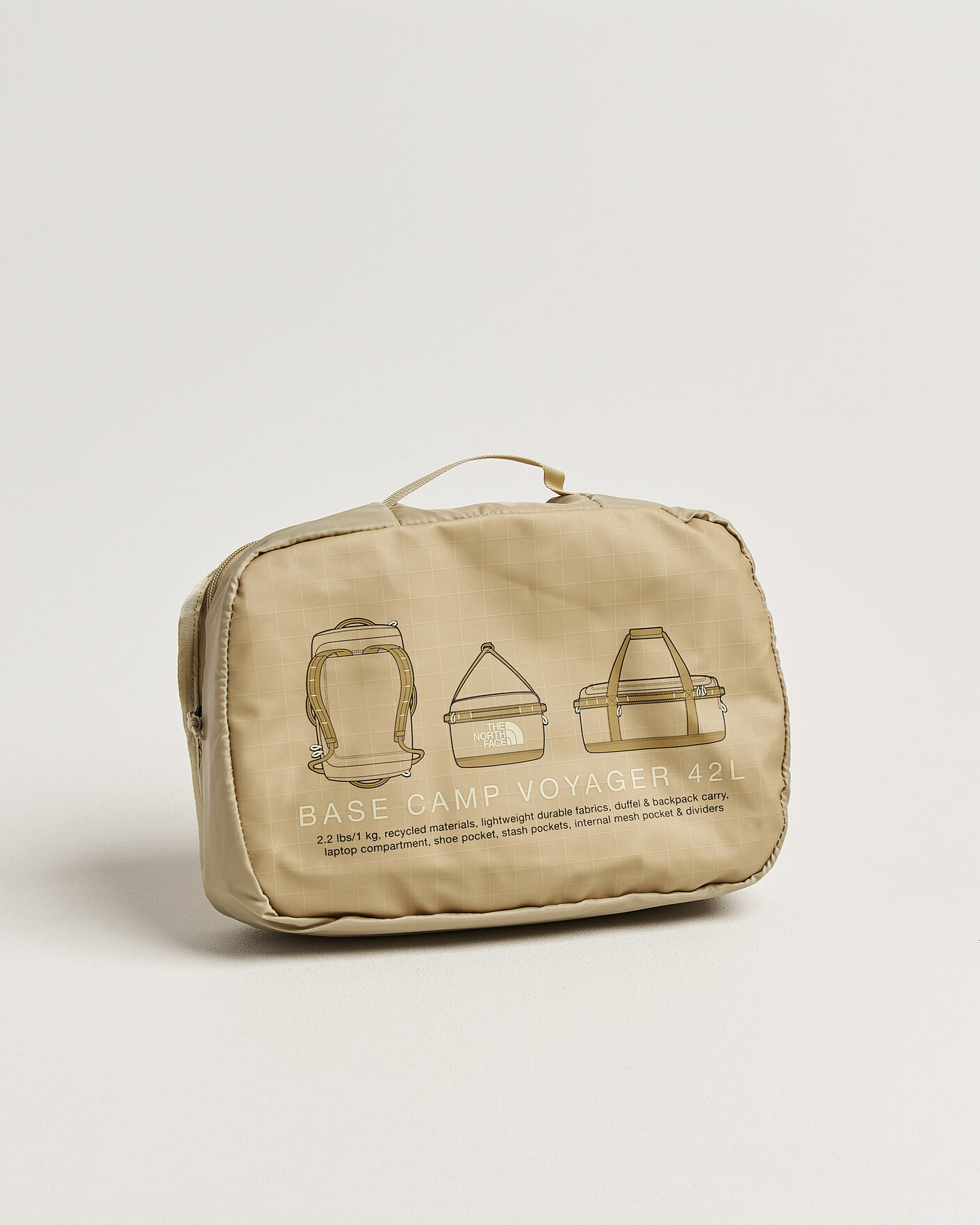 Herre | Tasker | The North Face | Base Camp Voyager Duffel 42 Khaki Stone