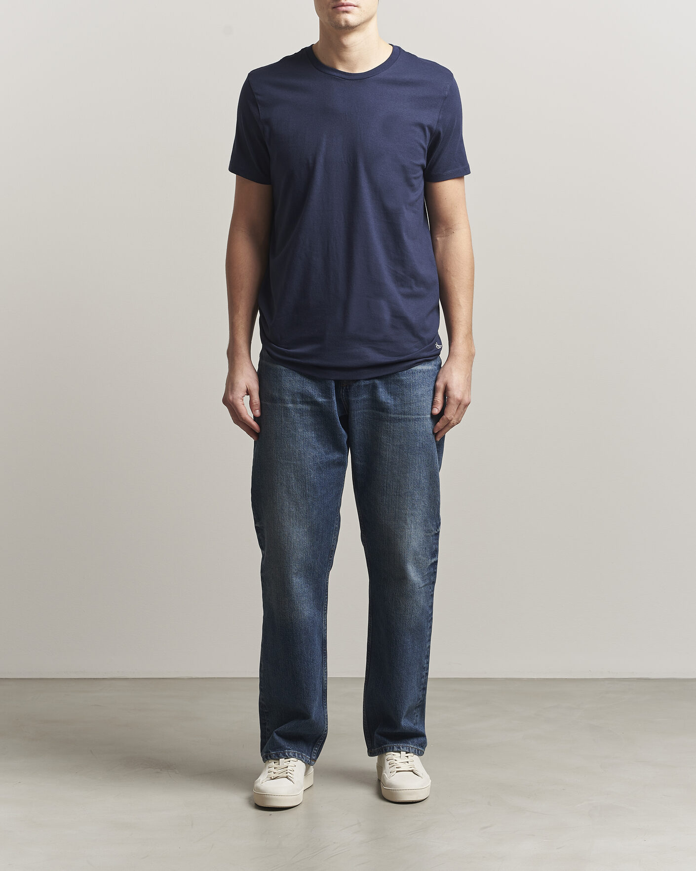 Herre | T-Shirts | Calvin Klein | 3-Pack Cotton Crew Neck T-Shirt Navy/Red/Blue