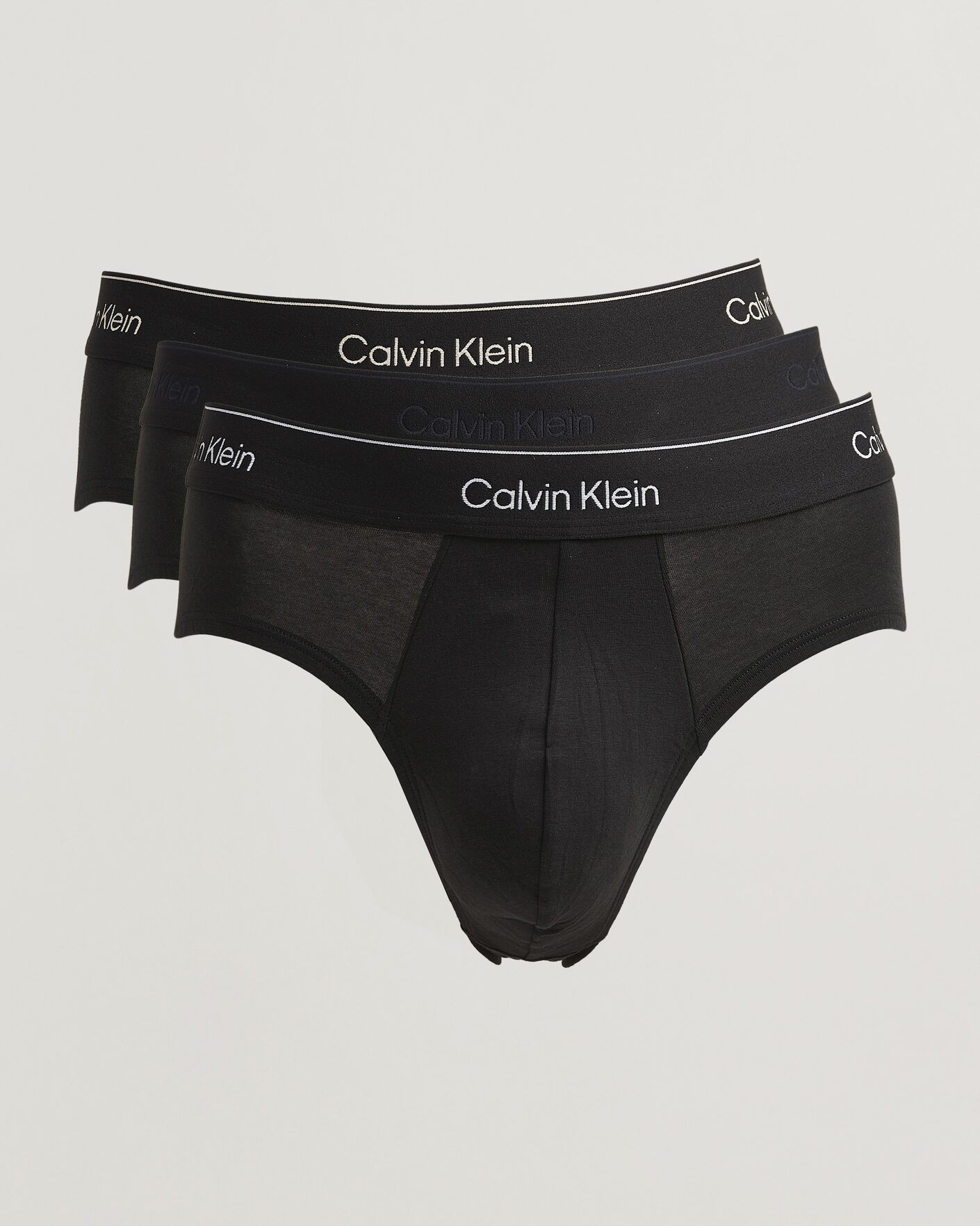 Herre | Undertøj | Calvin Klein | 3-Pack Icon Cotton Stretch Hip Brief Black
