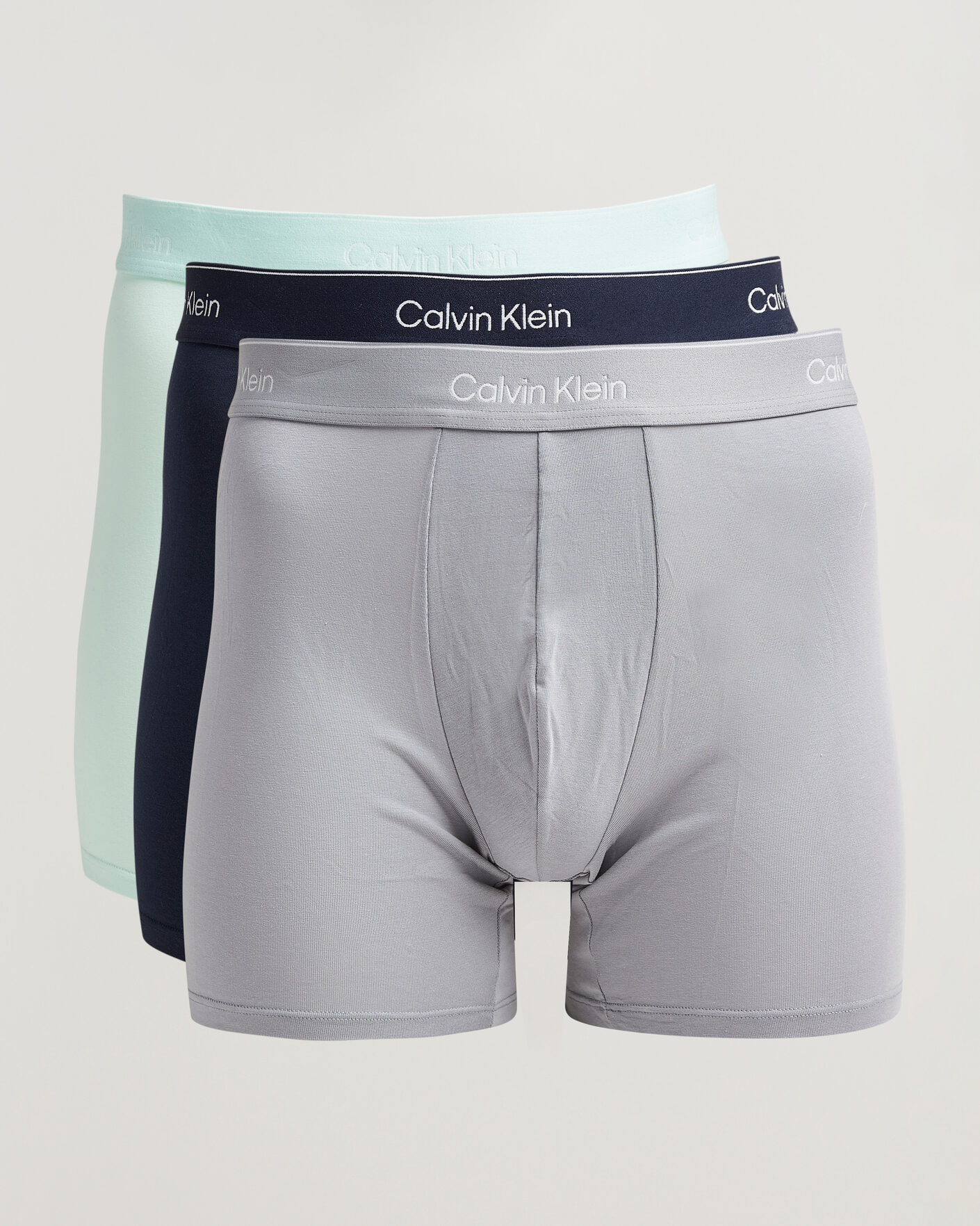 Herre | Undertøj | Calvin Klein | 3-Pack Icon Cotton Stretch Boxer Brief Black/Grey/Green