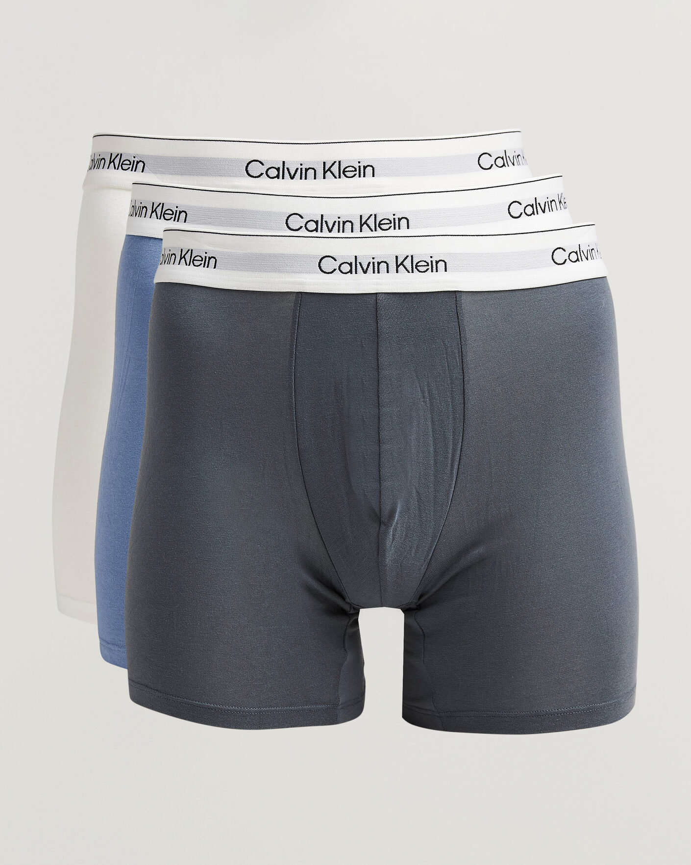 Herre | Undertøj | Calvin Klein | 3-Pack Icon Cotton Stretch Boxer Brief Grey/Blue/White