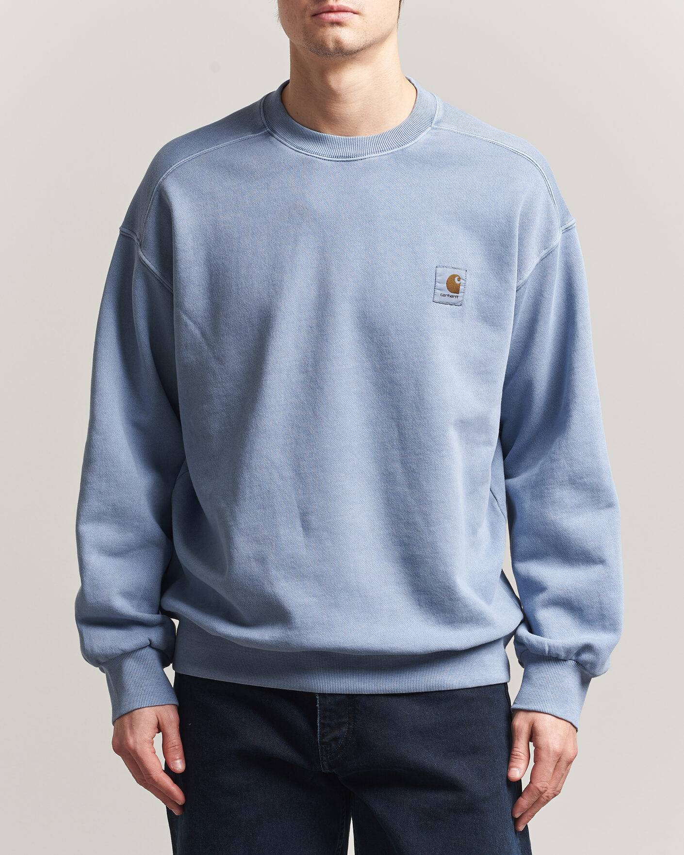 Herre | Trøjer | Carhartt WIP | Nelson Sweatshirt Gentle Blue