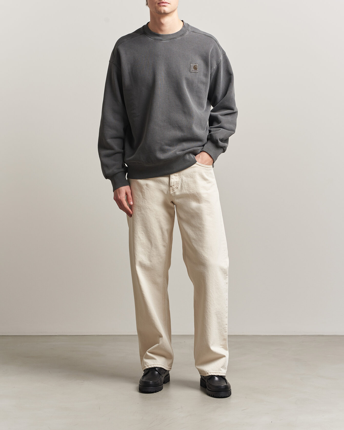 Herre | Trøjer | Carhartt WIP | Nelson Sweatshirt Black