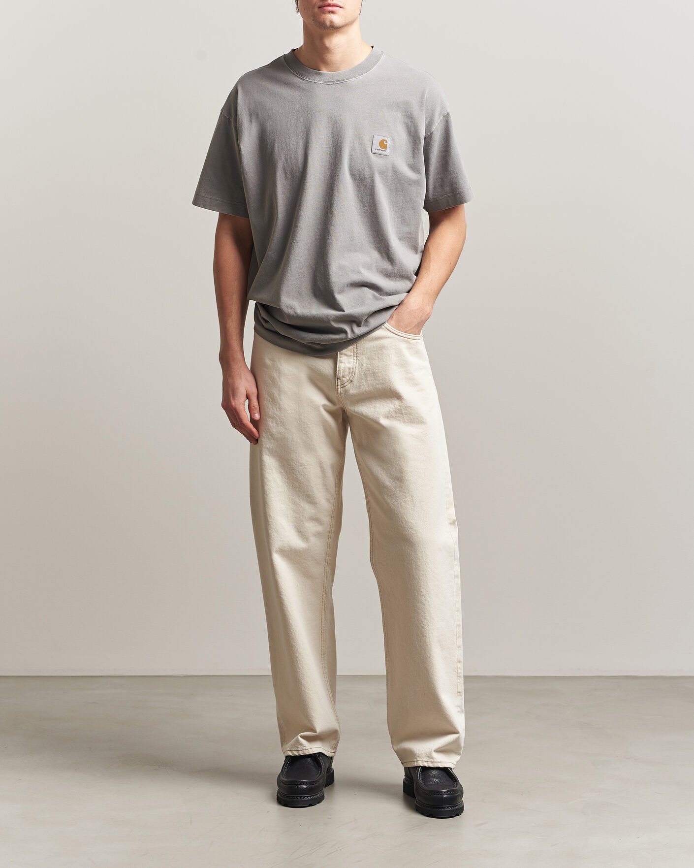 Herre | T-Shirts | Carhartt WIP | Nelson Cotton T-Shirt Yosemity