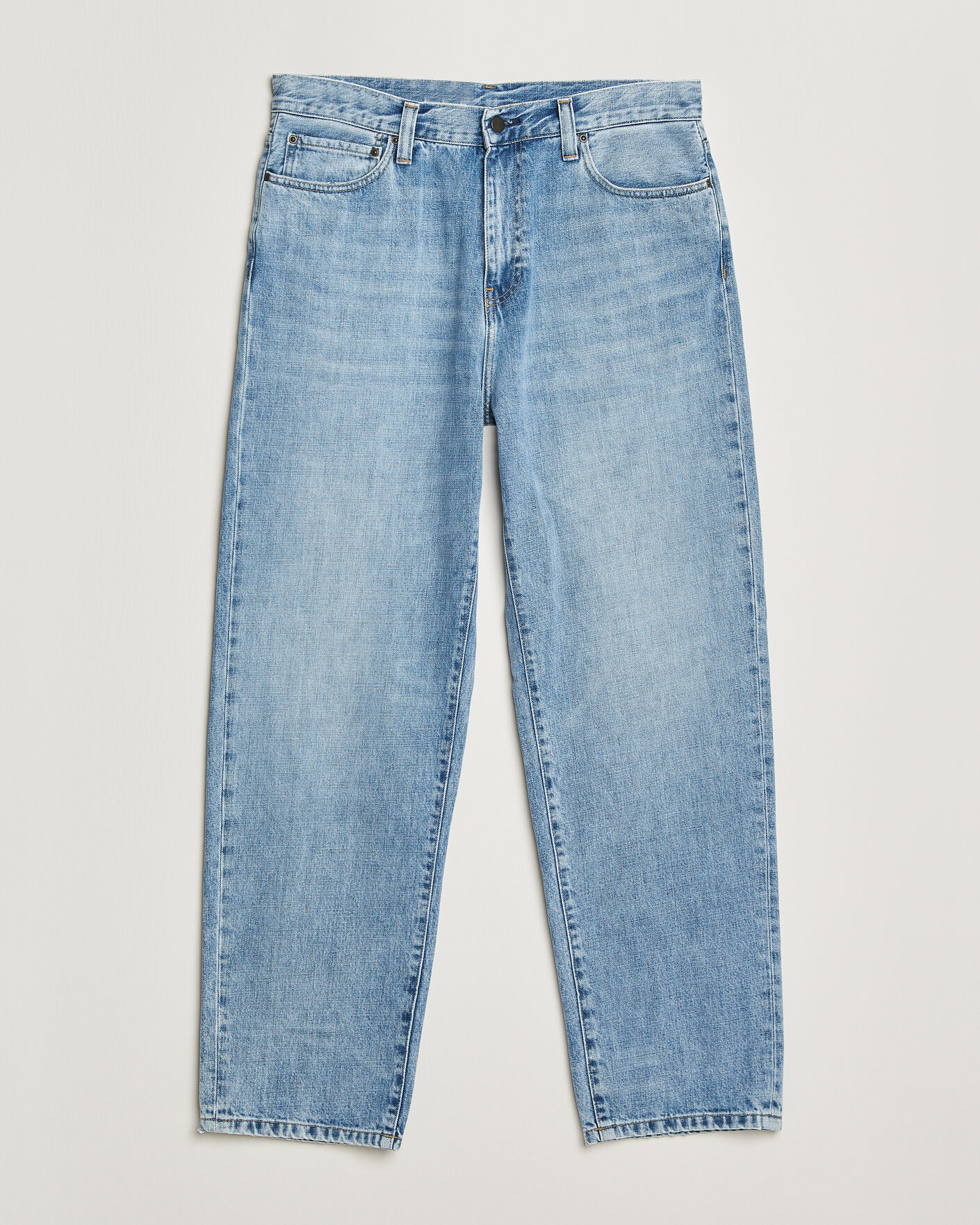 Herre | Skjorter | Carhartt WIP | Aaron Pant Smith Denim Burst Washed