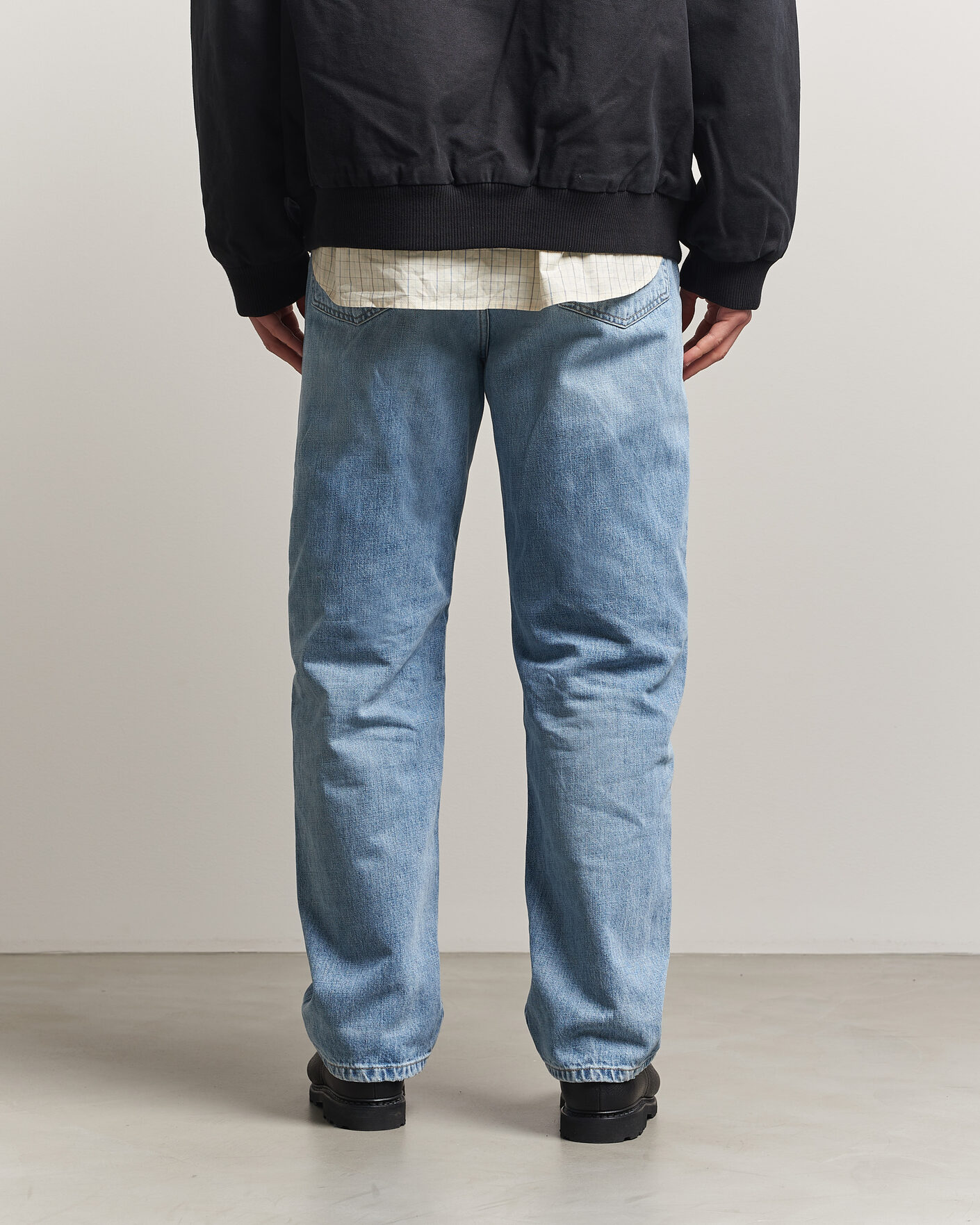 Herre | Skjorter | Carhartt WIP | Aaron Pant Smith Denim Burst Washed