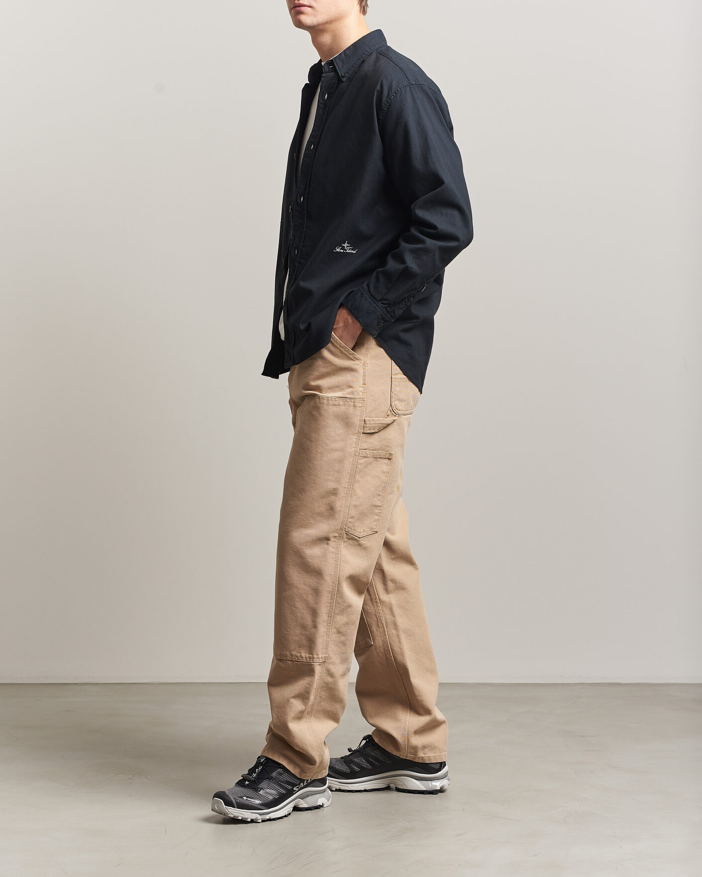 Herre | Bukser | Carhartt WIP | Double Knee Pants Dusty Age Brown