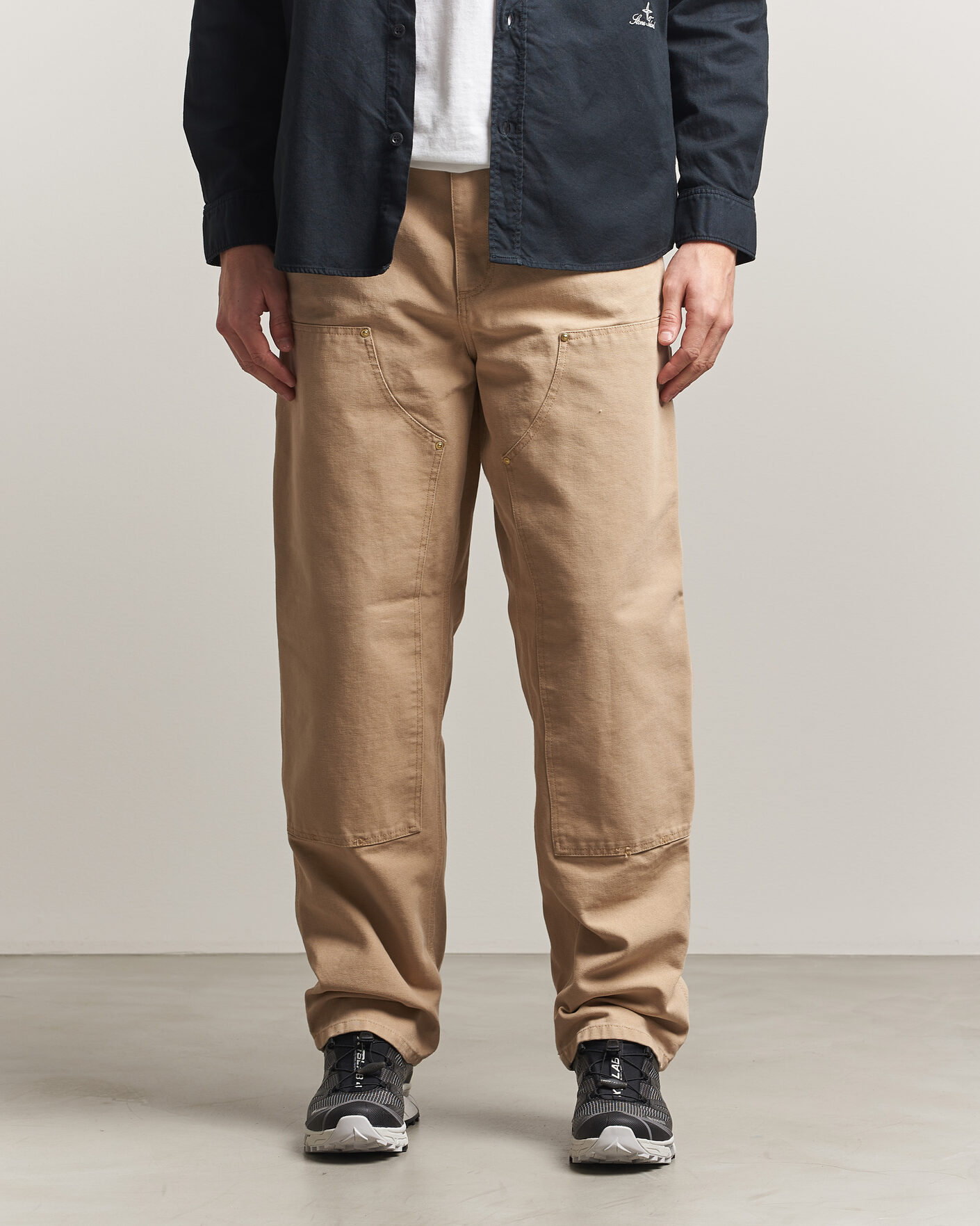 Herre | Bukser | Carhartt WIP | Double Knee Pants Dusty Age Brown