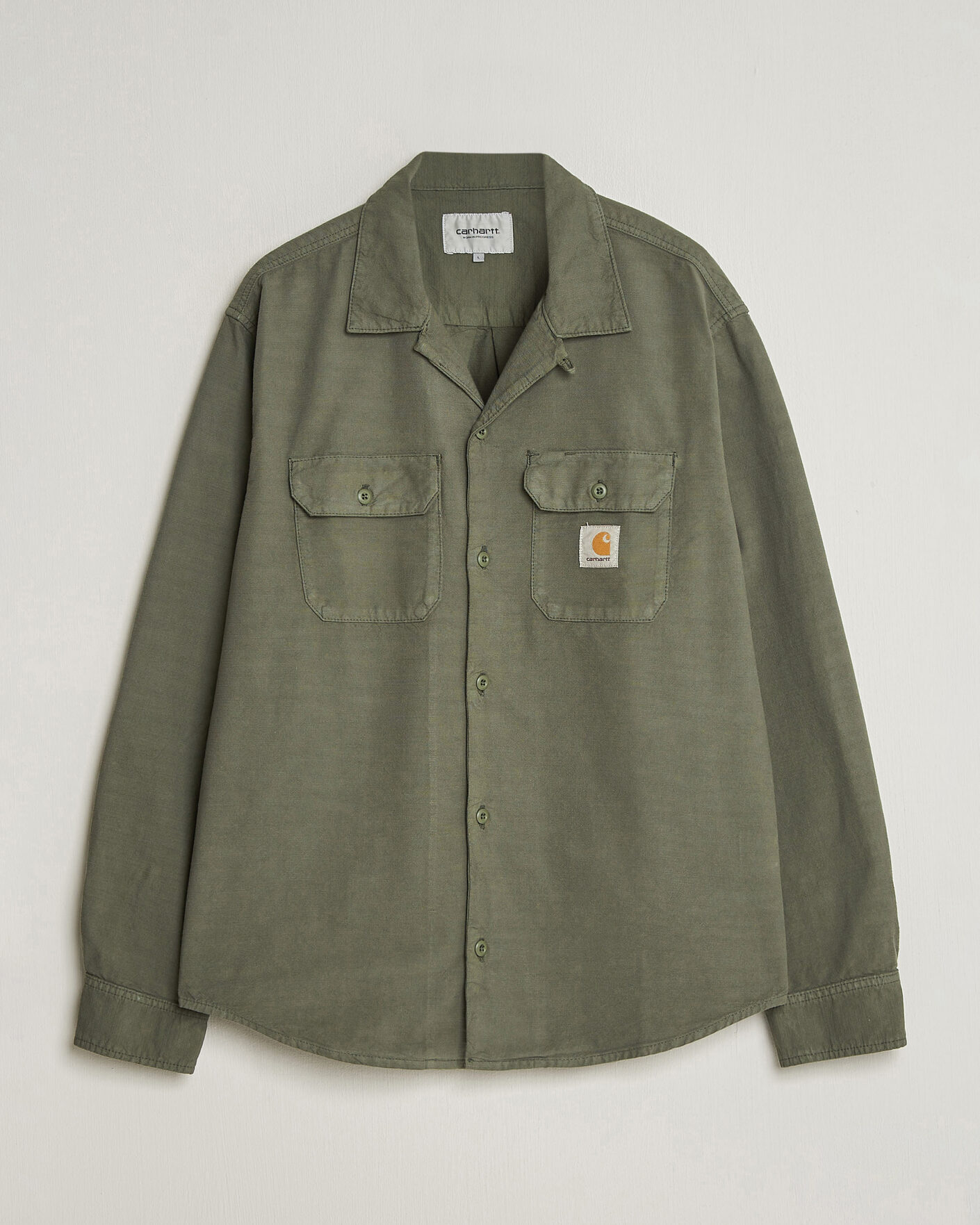 Herre | Skjorter | Carhartt WIP | Kelsey Long Sleeve Shirt Leaf