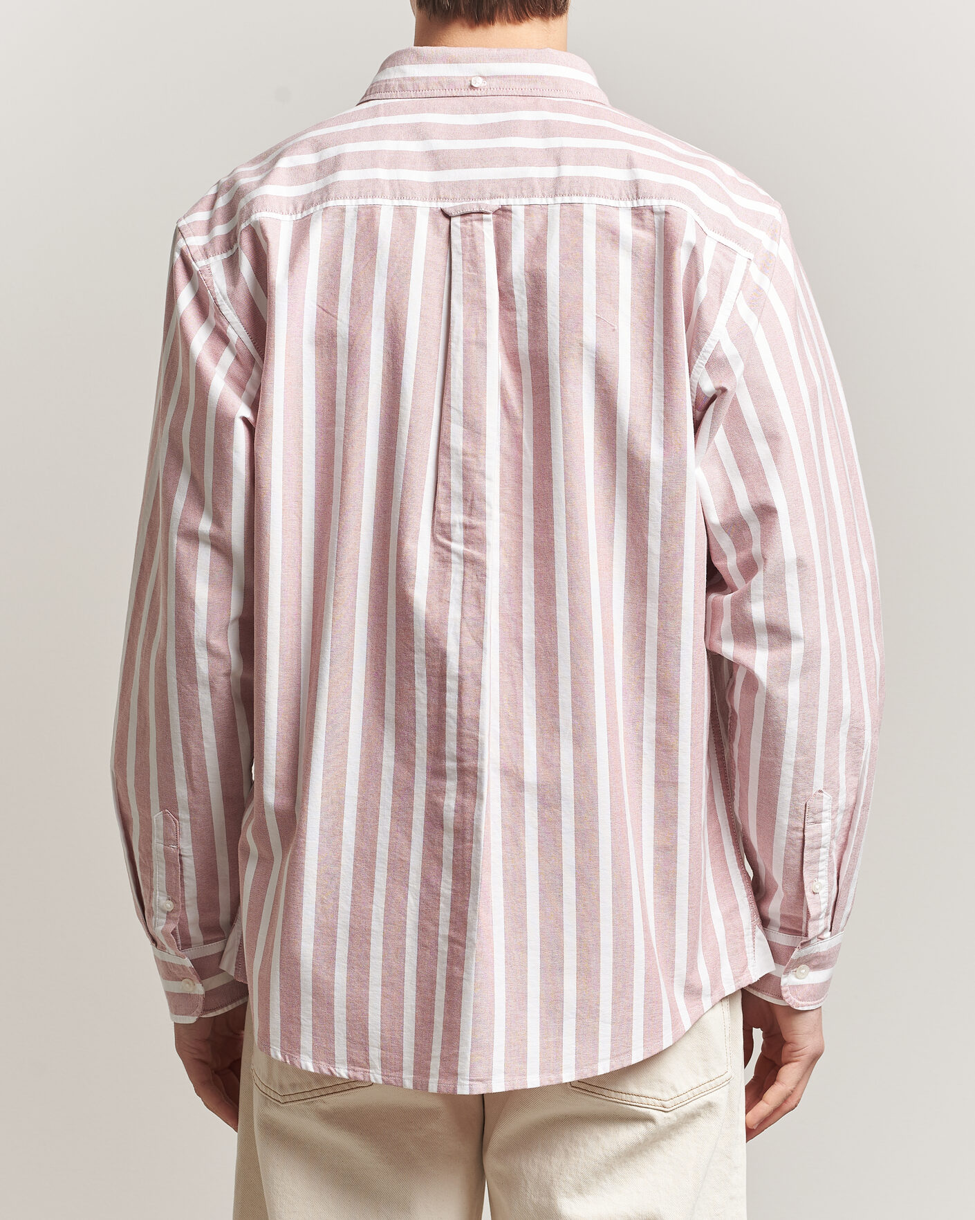 Herre | Skjorter | Carhartt WIP | Deven Striped Oxford Shirt Oxide Red