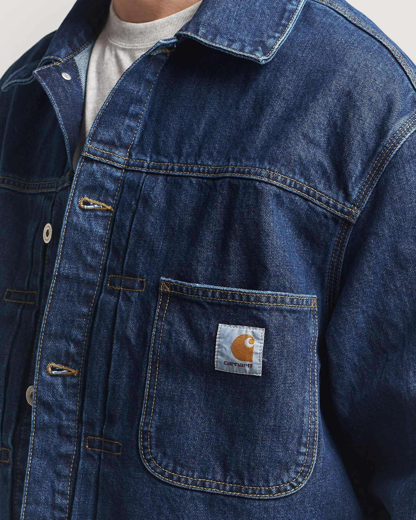 Herre | Jakker | Carhartt WIP | Belmar Denim Jacket Blue Stone Wash