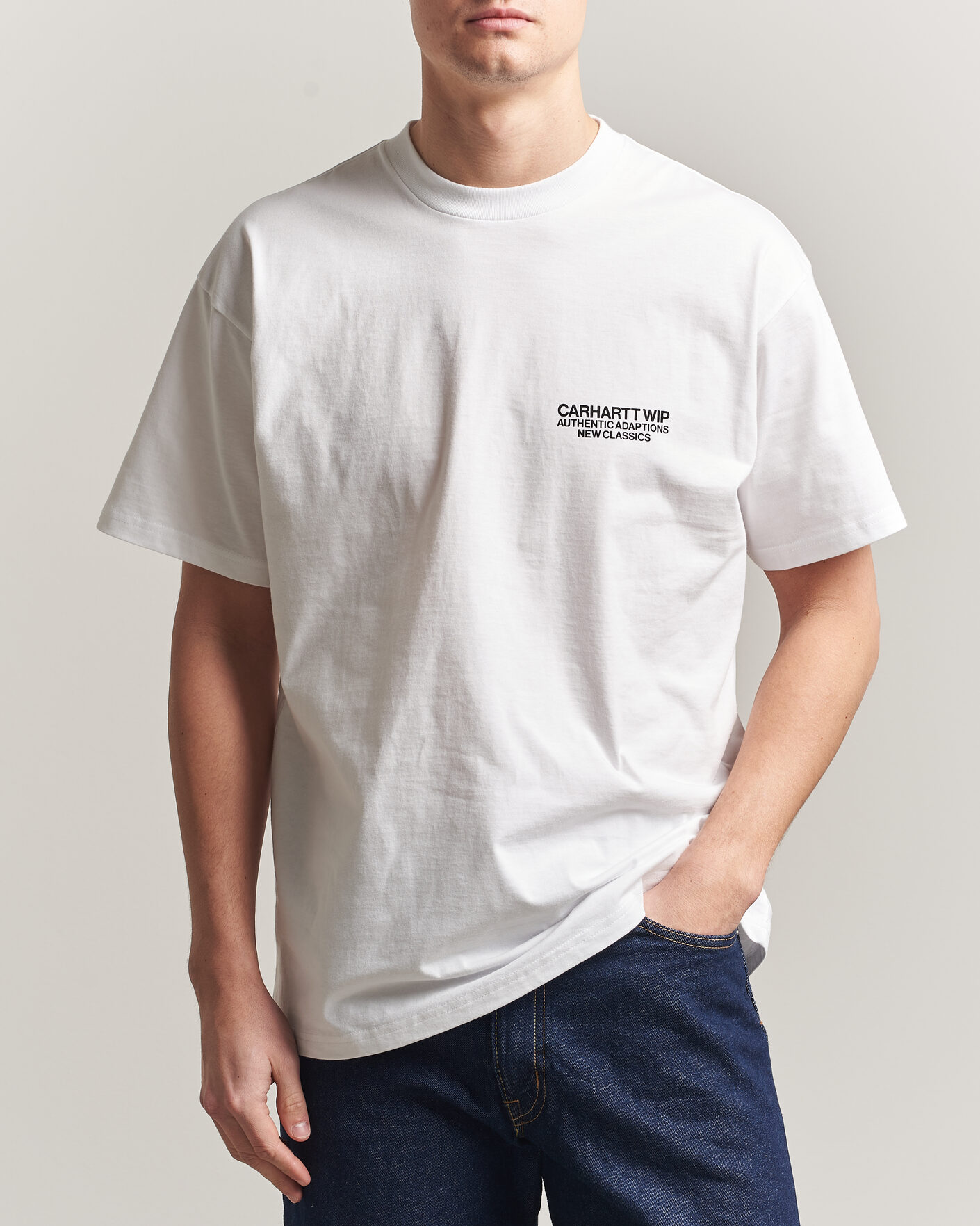 Herre | T-Shirts | Carhartt WIP | Sean Hamilton 03 T-Shirt White