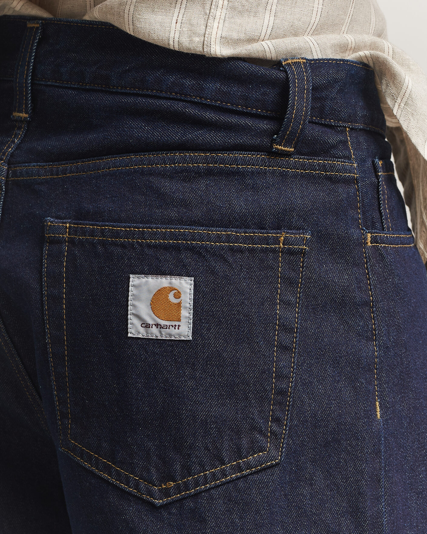 Herre | Jeans | Carhartt WIP | Landon Pant Robertson Denim Blue Rinsed