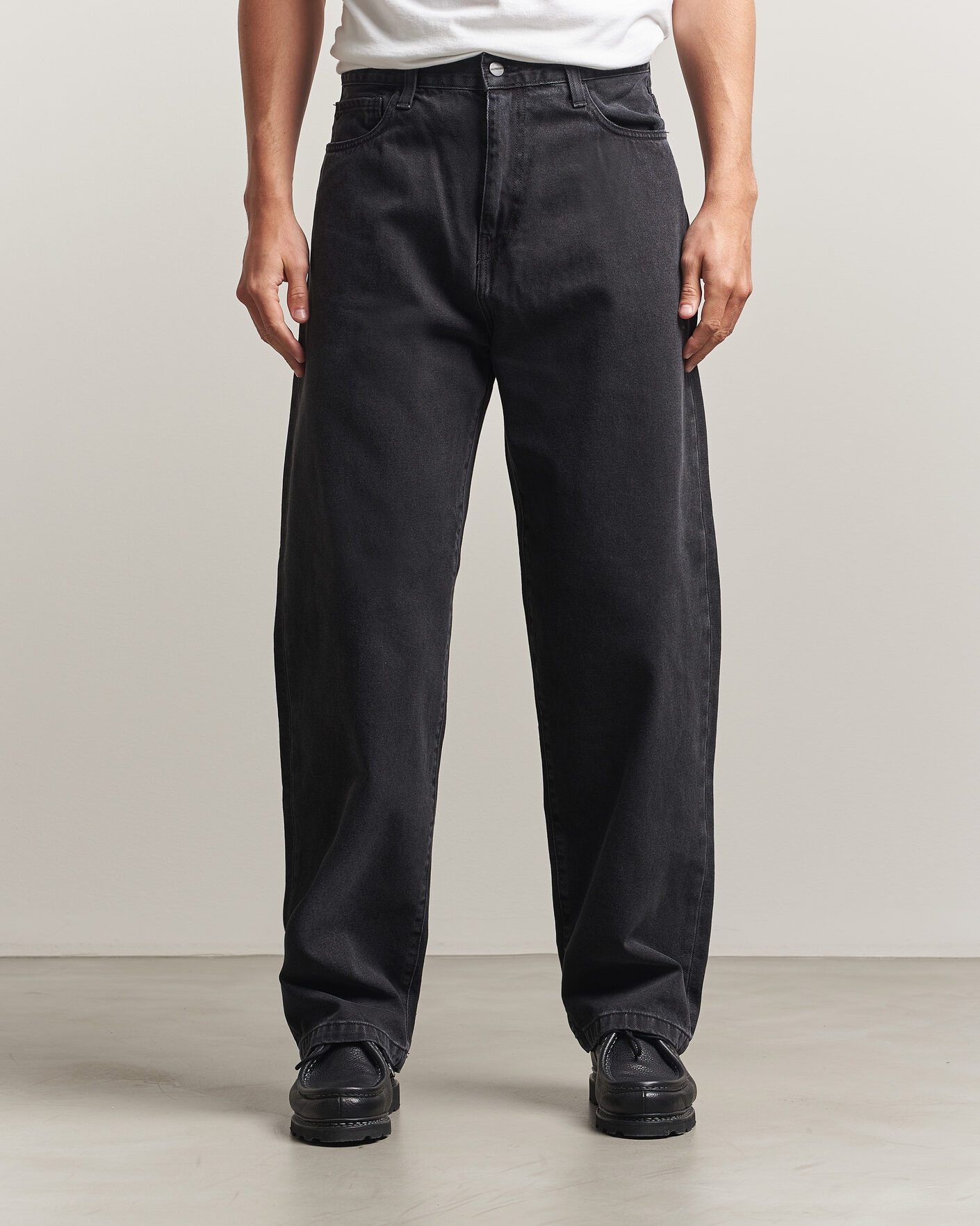 Herre | Jeans | Carhartt WIP | Landon Pant Robertson Denim Black Stone Washed