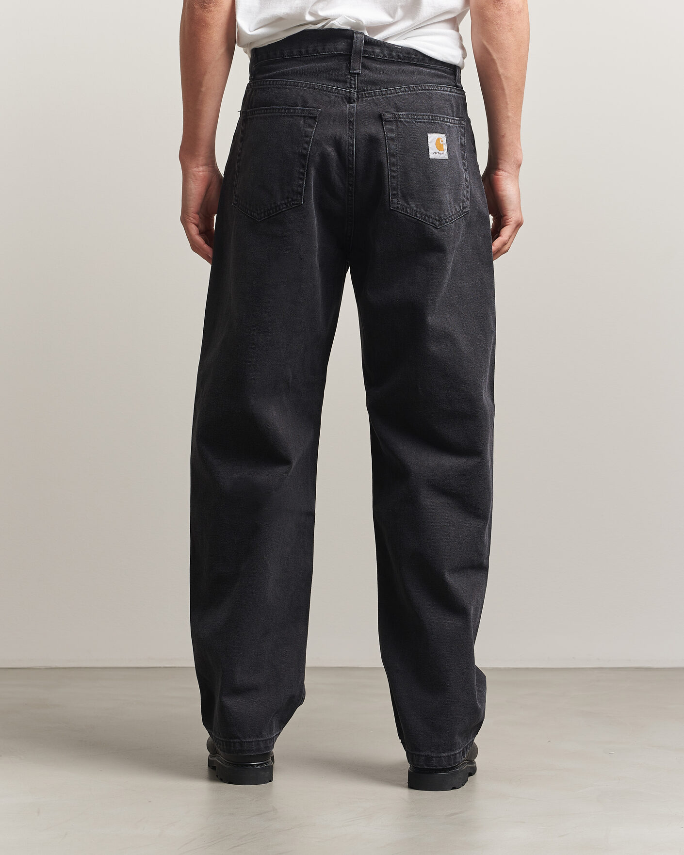 Herre | Jeans | Carhartt WIP | Landon Pant Robertson Denim Black Stone Washed