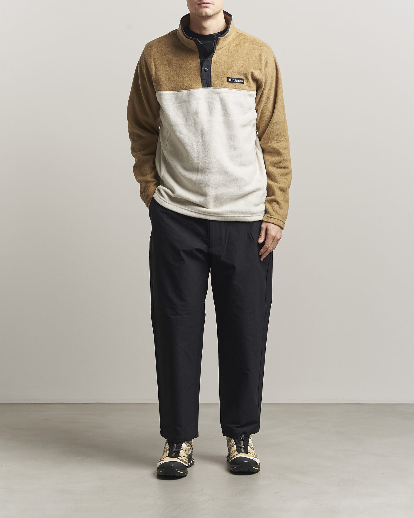 Herre | Trøjer | Columbia | Steens Mountain Half Zip 2.0 Fleece Dark Stone/Delta