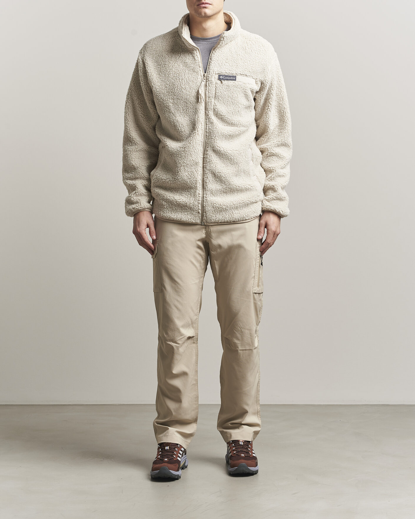 Herre | Trøjer | Columbia | Rugged Ridge High Pile Full Zip Dark Stone