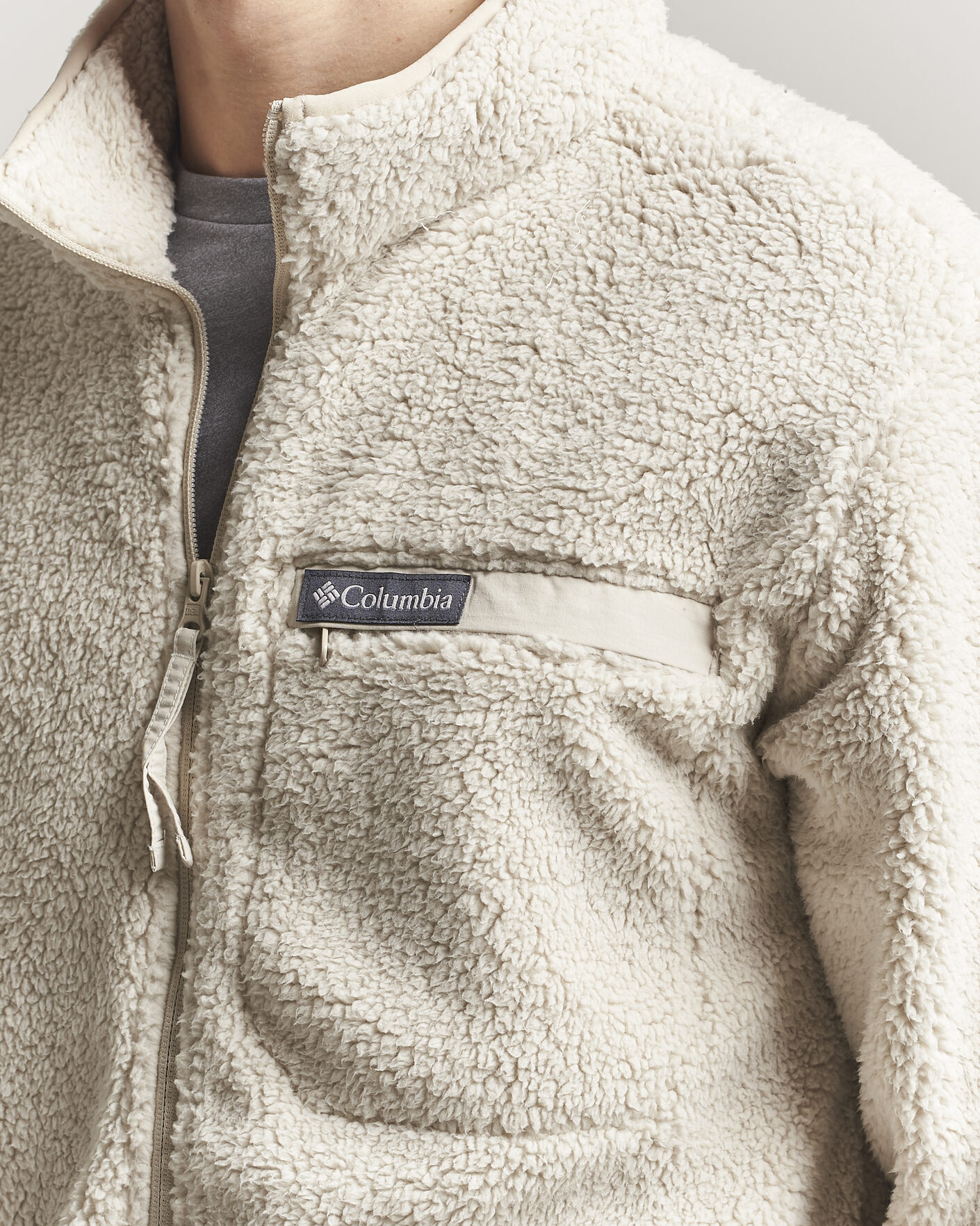 Herre | Trøjer | Columbia | Rugged Ridge High Pile Full Zip Dark Stone