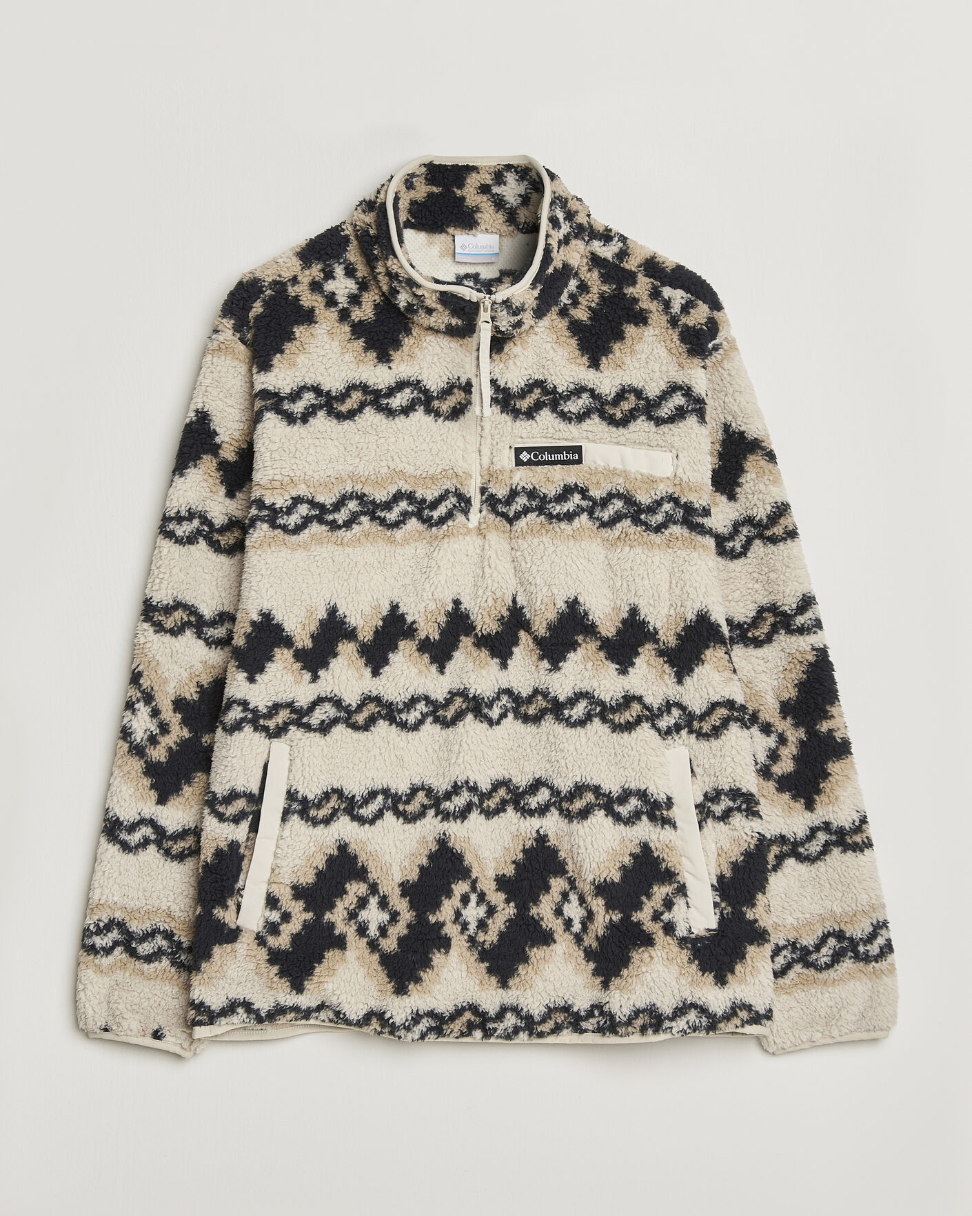 Herre | Trøjer | Columbia | Rugged Ridge High Pile Half Zip Dark Stone Knitknot