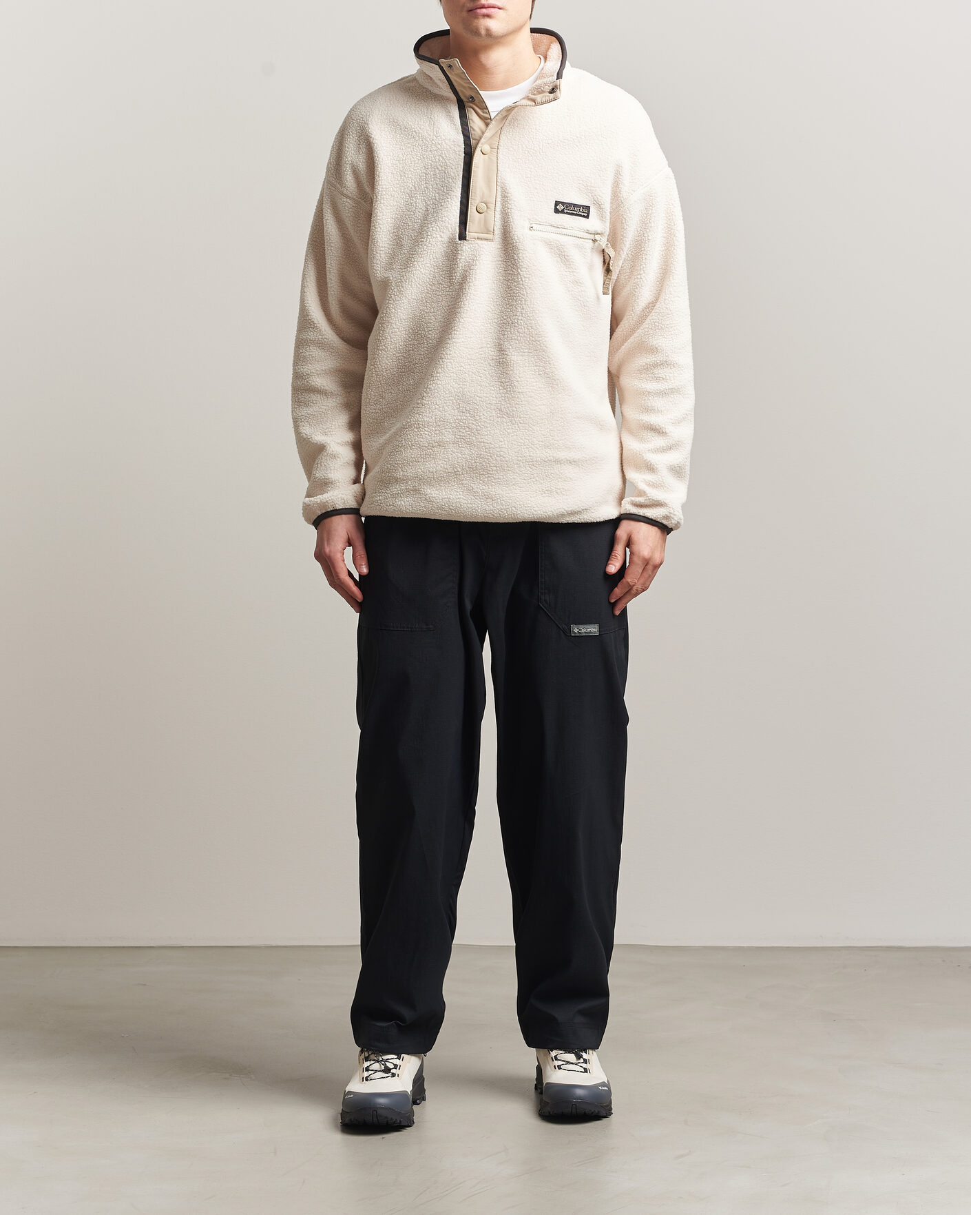 Herre | Trøjer | Columbia | Helvetia II Half Snap Fleece Chalk