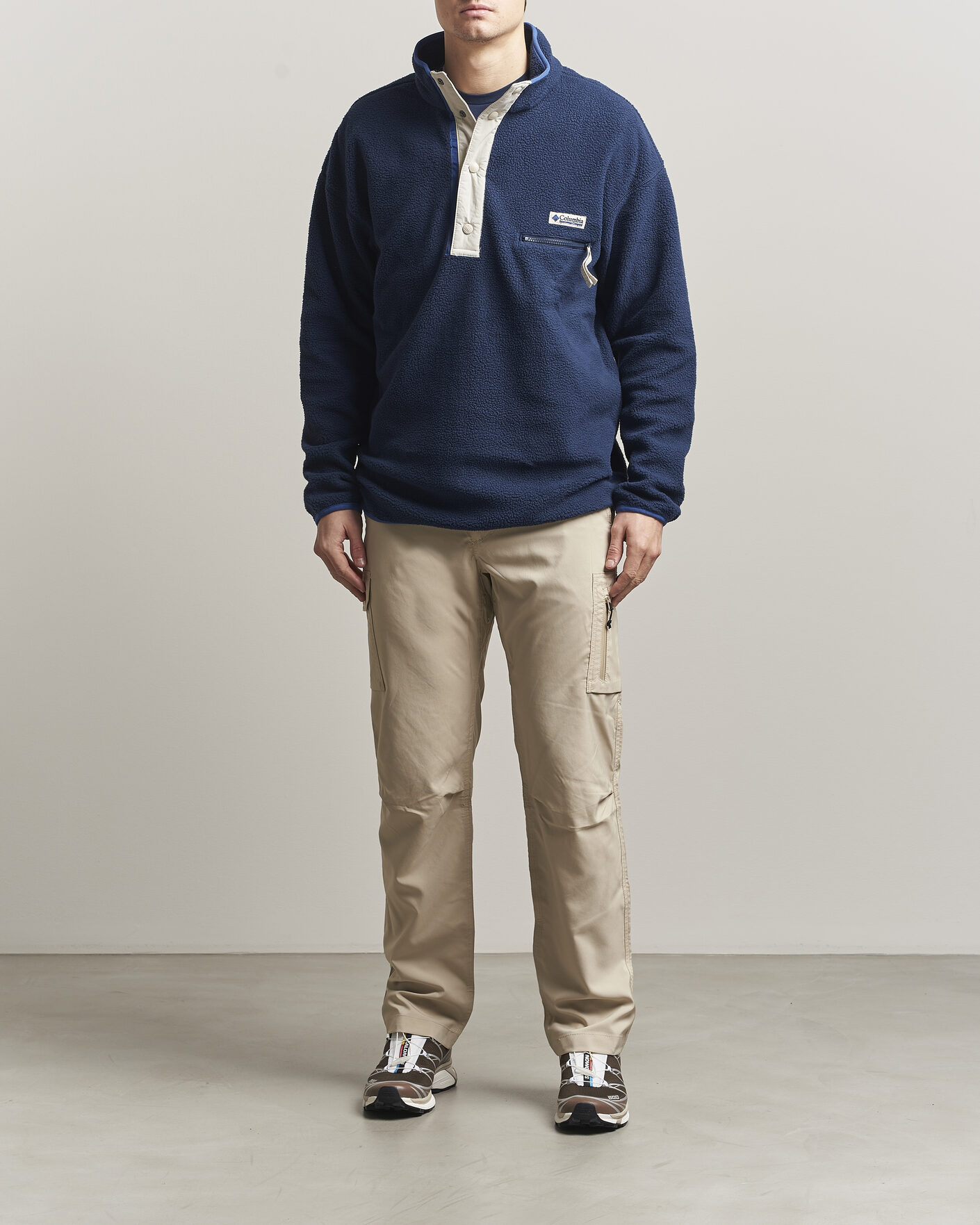 Herre | Trøjer | Columbia | Helvetia II Half Snap Fleece Navy