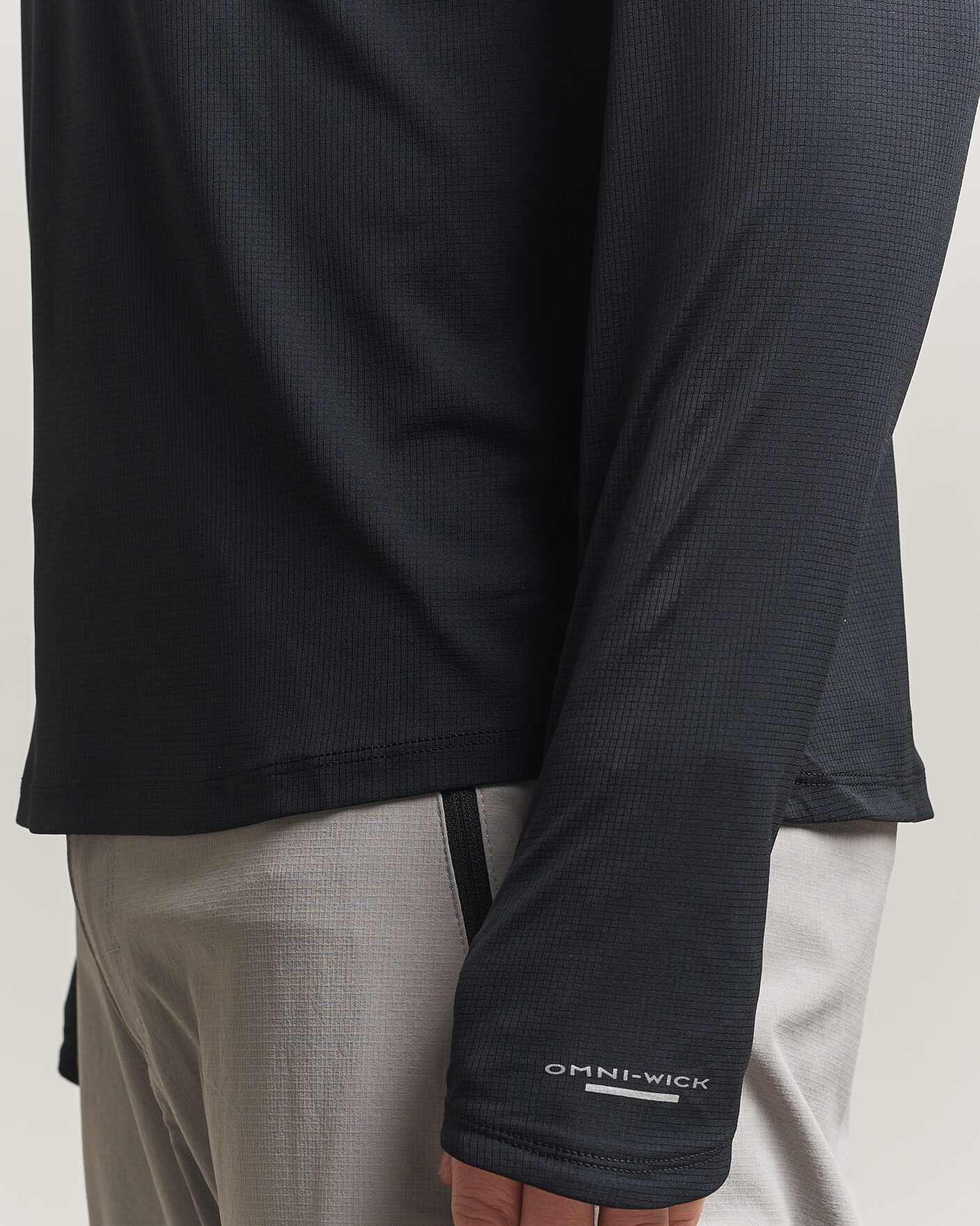 Herre | T-Shirts | Columbia | Stealth Spring Half-Zip T-Shirt Black