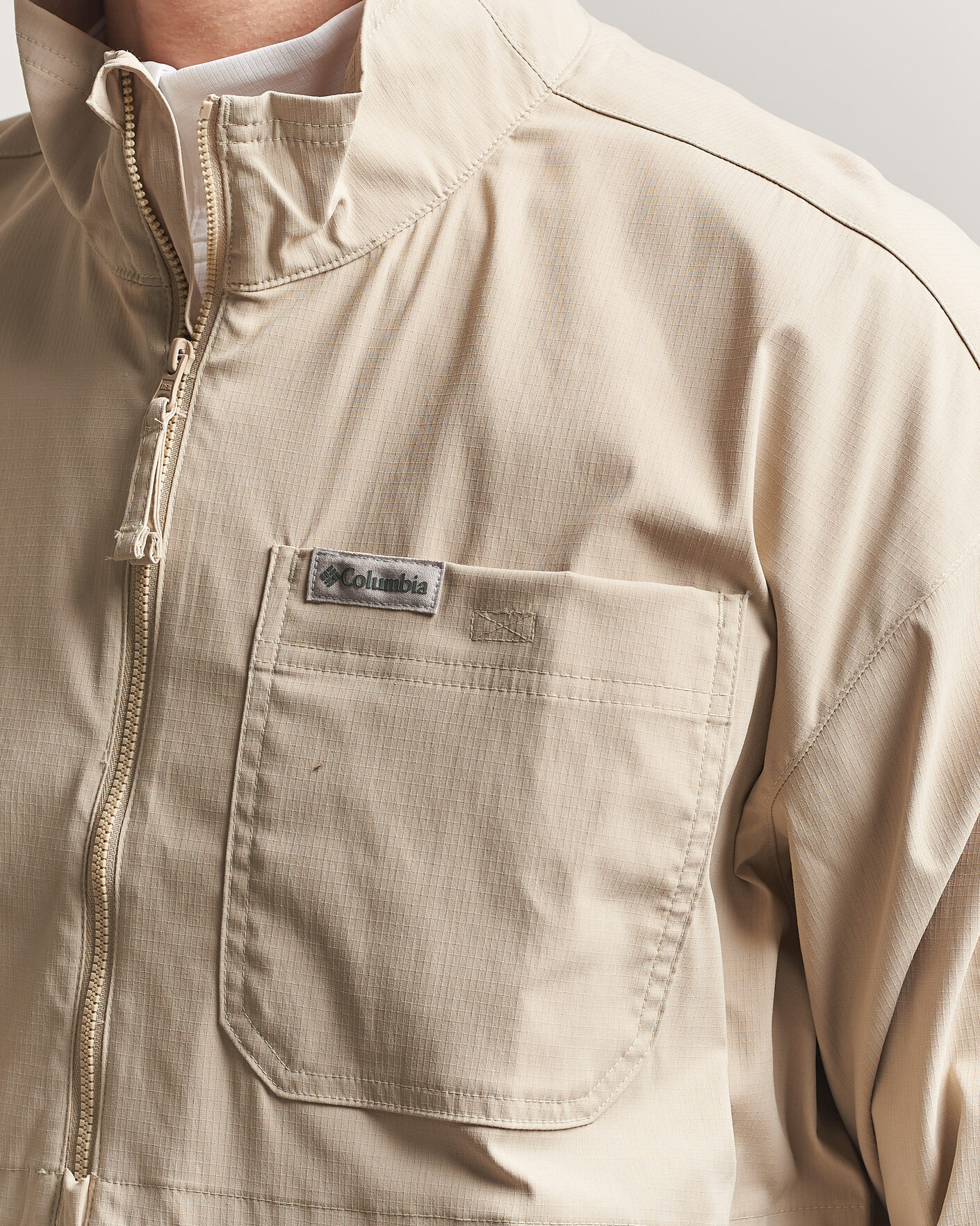 Herre | Jakker | Columbia | Landroamer Half-Zip Overshirt Ancient Fossil