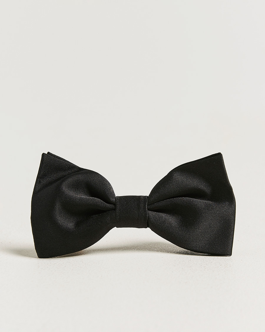 Herre | Butterfly | Canali | Silk Bow Tie Black