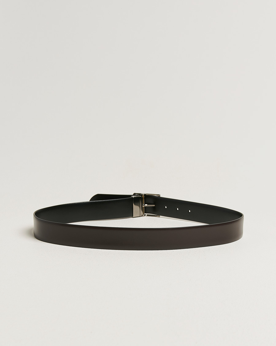 Herre | Bælter | Canali | Reversible Leather Belt Black/Brown