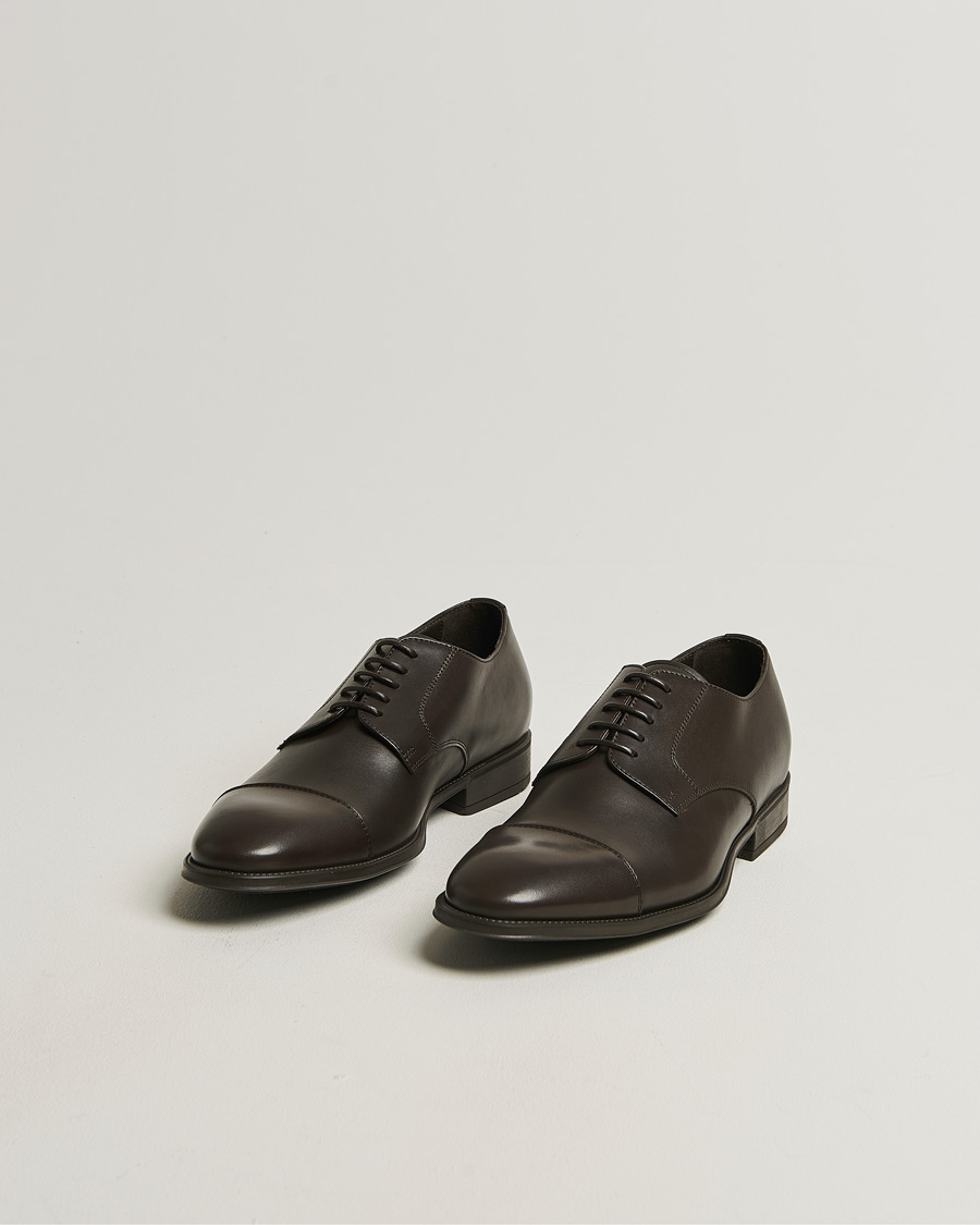 Herre | Derbys | Canali | Rubber Sole Derby Brown Calf
