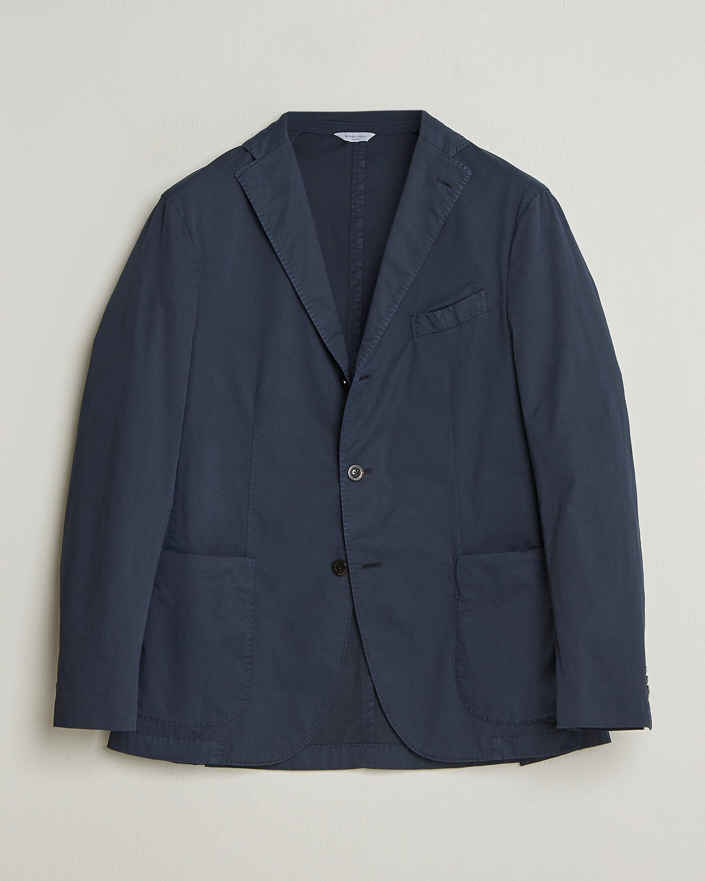 Herre | Blazere & jakker | Boglioli | K Jacket Supima Cotton Blazer Navy