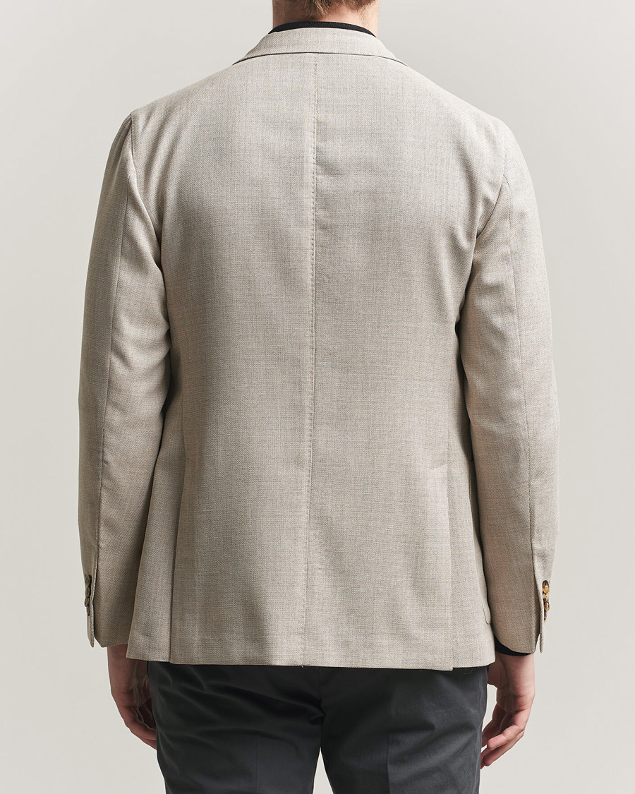 Herre | Blazere & jakker | Boglioli | K Jacket Wool Hopsack Blazer Light Beige