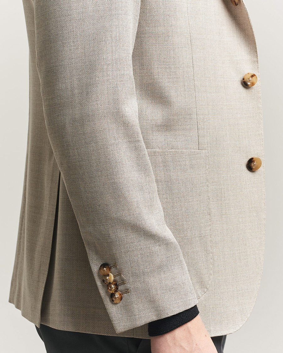 Herre | Blazere & jakker | Boglioli | K Jacket Wool Hopsack Blazer Light Beige