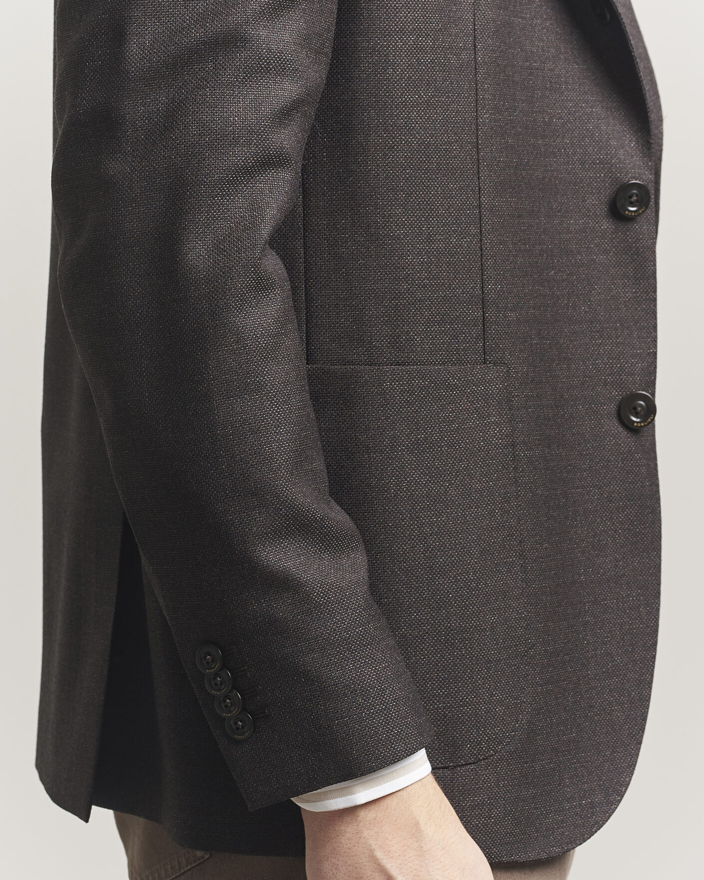 Herre | Blazere & jakker | Boglioli | K Jacket Wool Hopsack Blazer Dark Brown