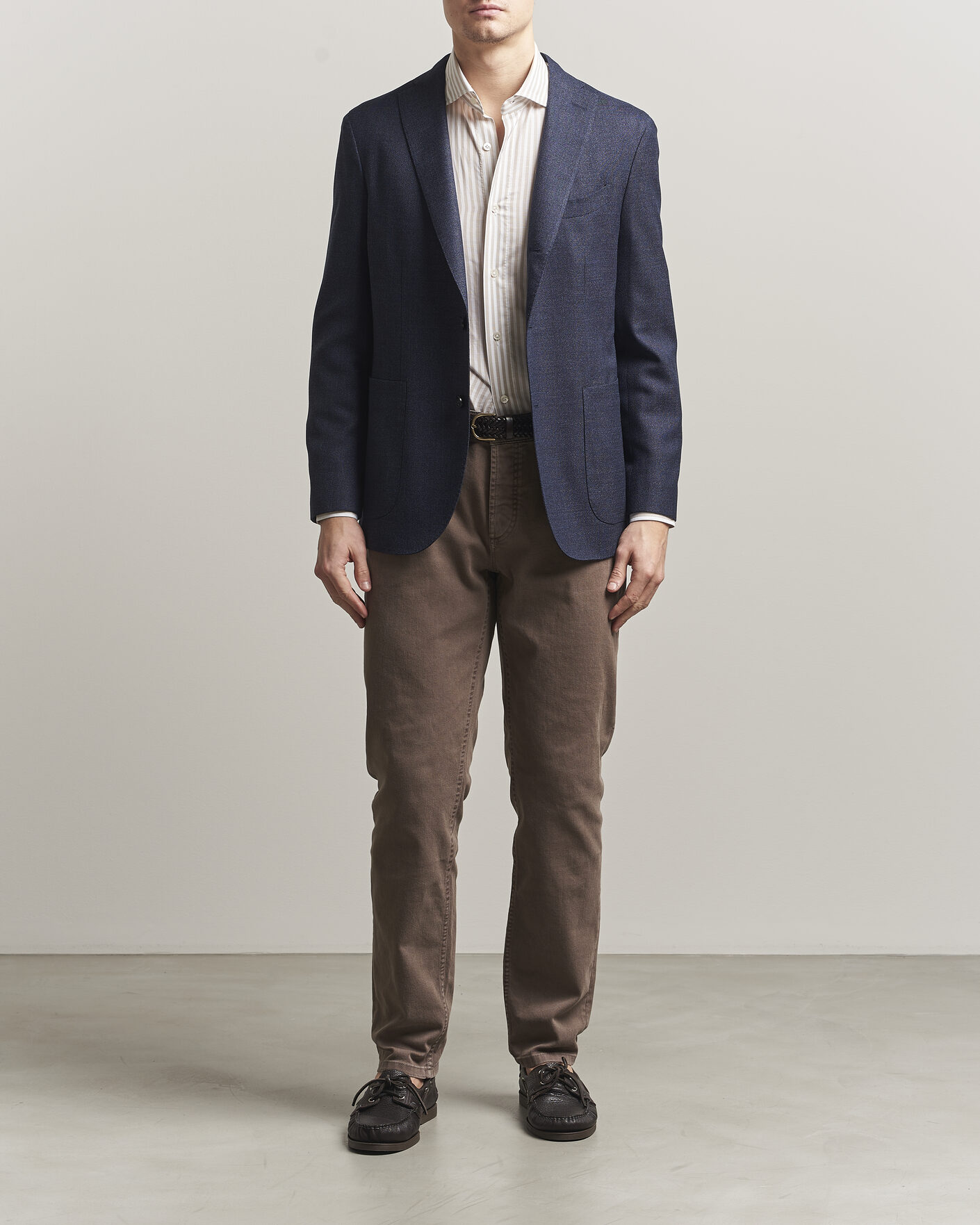 Herre | Blazere & jakker | Boglioli | K Jacket Wool Hopsack Blazer Dark Blue