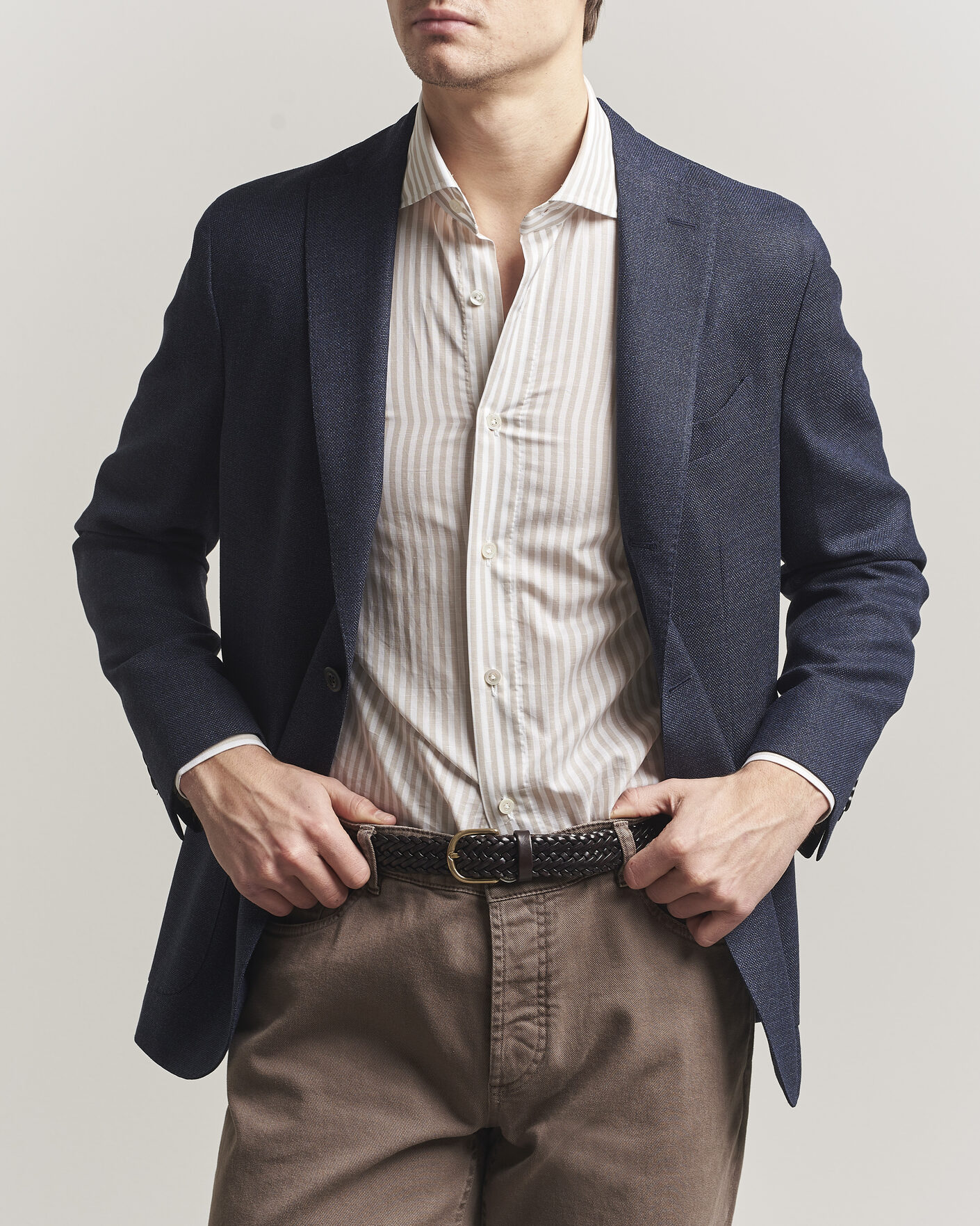 Herre | Blazere & jakker | Boglioli | K Jacket Wool Hopsack Blazer Dark Blue