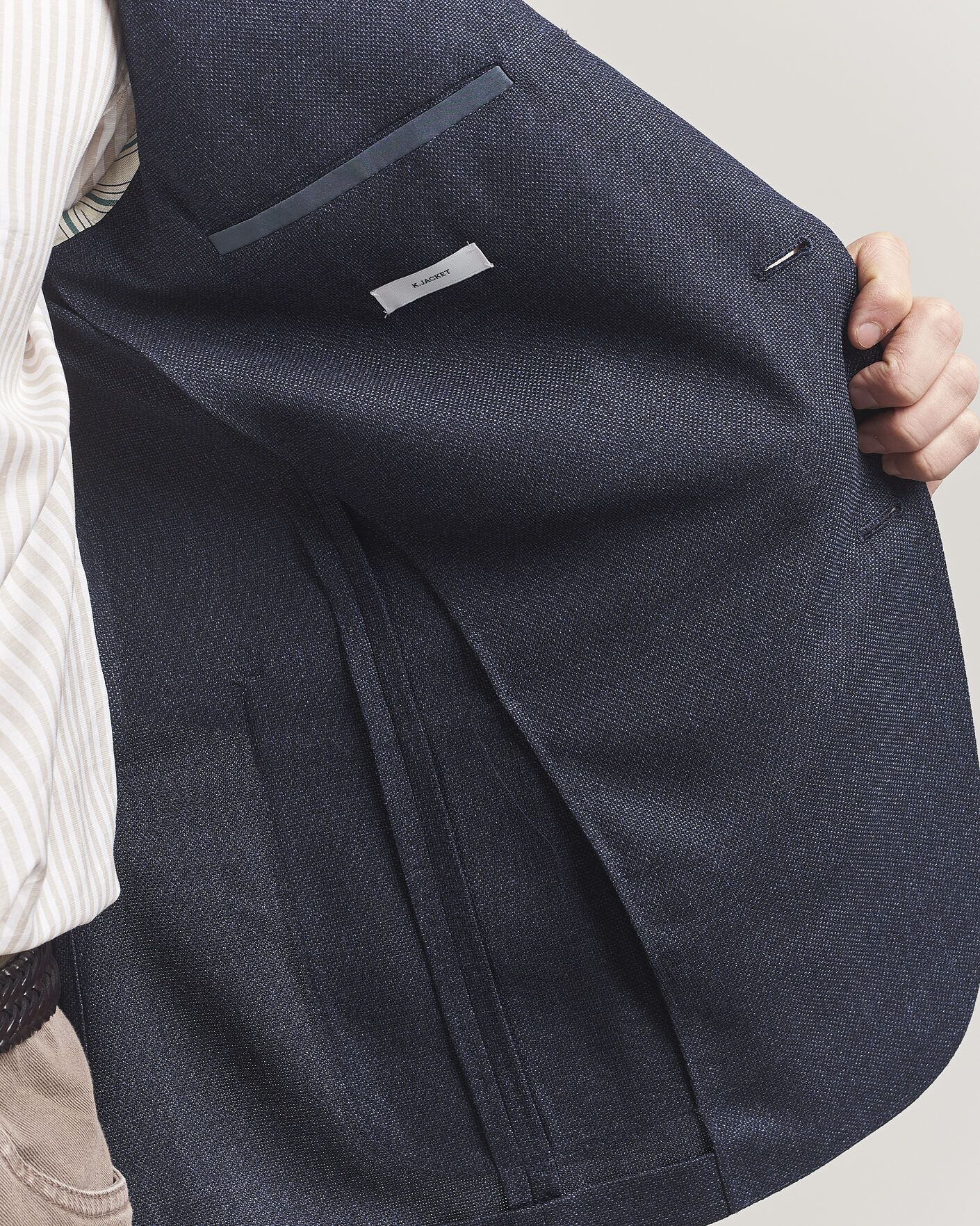 Herre | Blazere & jakker | Boglioli | K Jacket Wool Hopsack Blazer Dark Blue