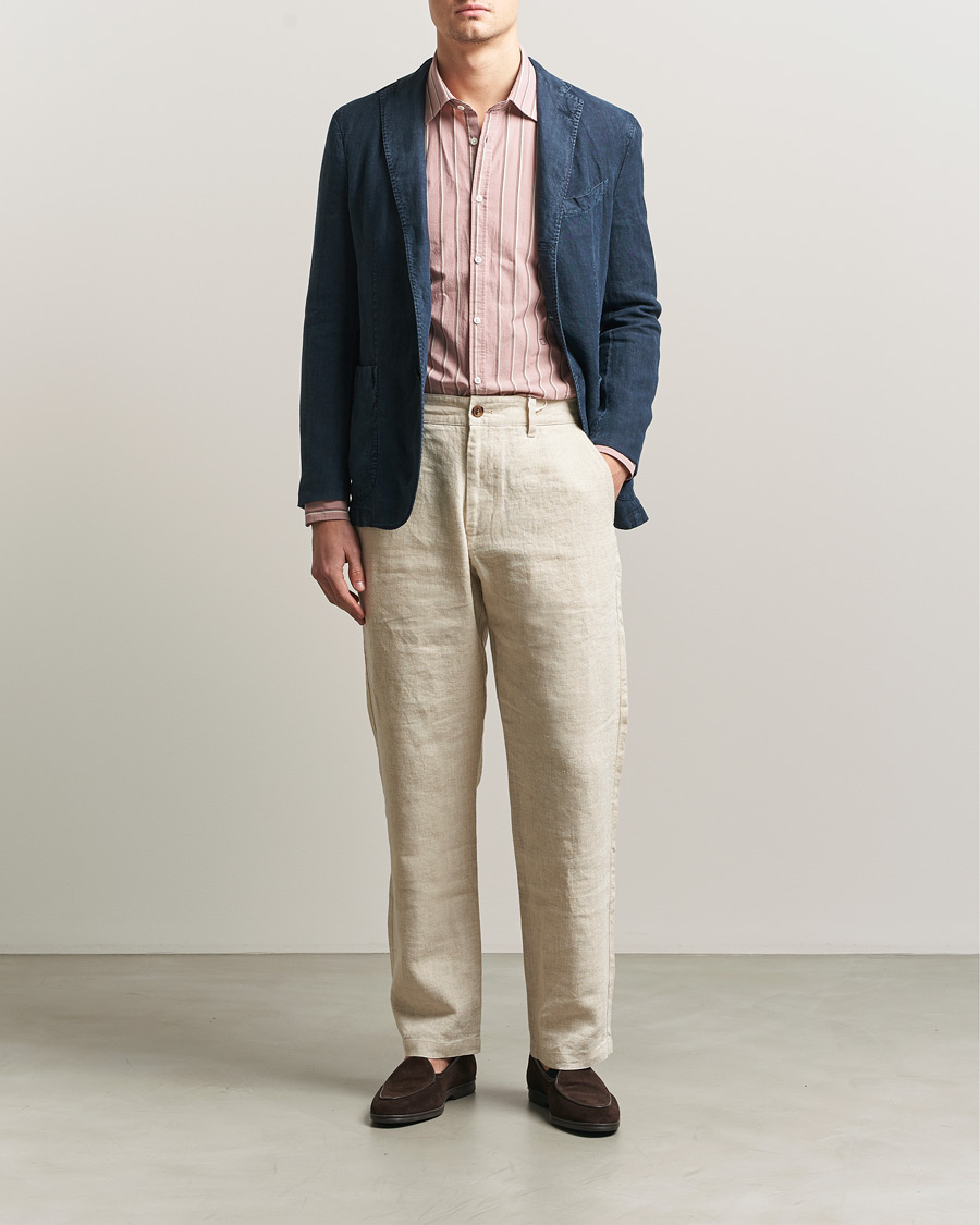 Herre | Blazere & jakker | Boglioli | K Jacket Linen Blazer Navy