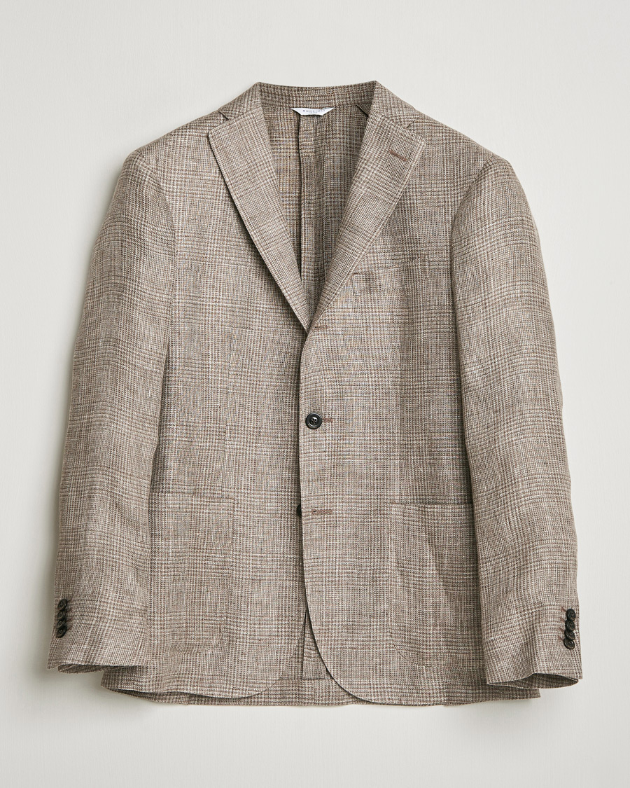 Herre | Blazere & jakker | Boglioli | K Jacket Prince Of Wales Blazer Taupe