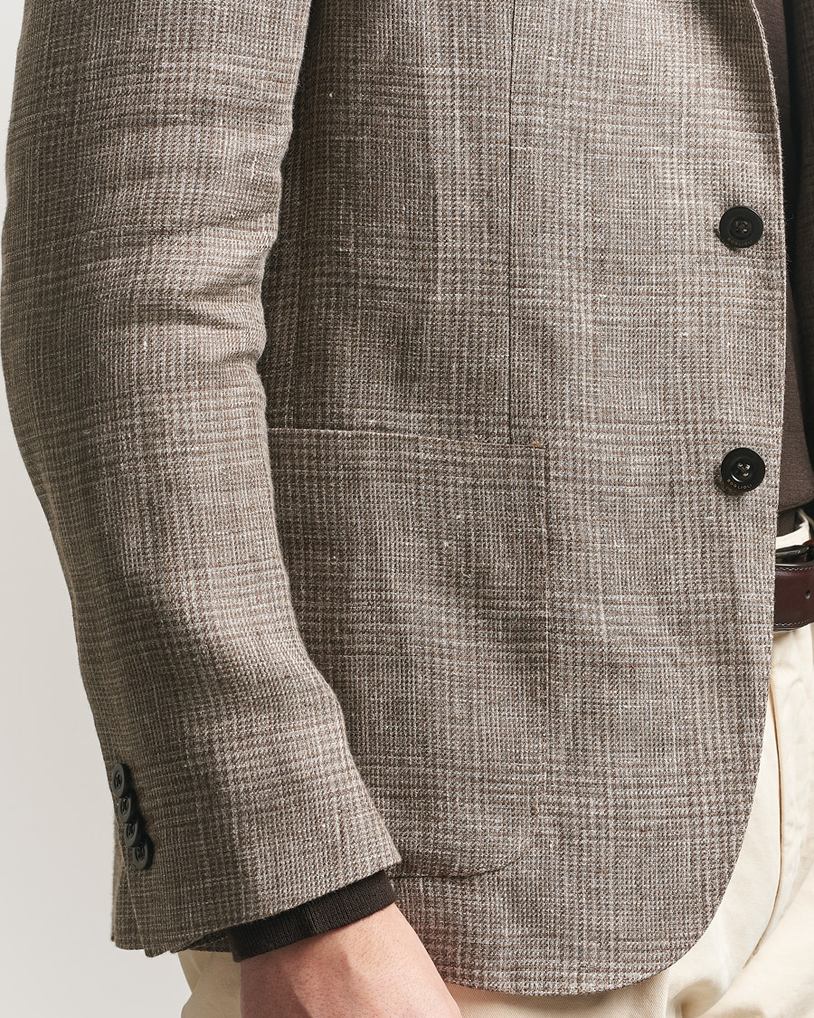 Herre | Blazere & jakker | Boglioli | K Jacket Prince Of Wales Blazer Taupe