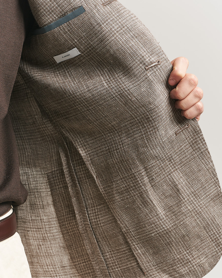 Herre | Blazere & jakker | Boglioli | K Jacket Prince Of Wales Blazer Taupe