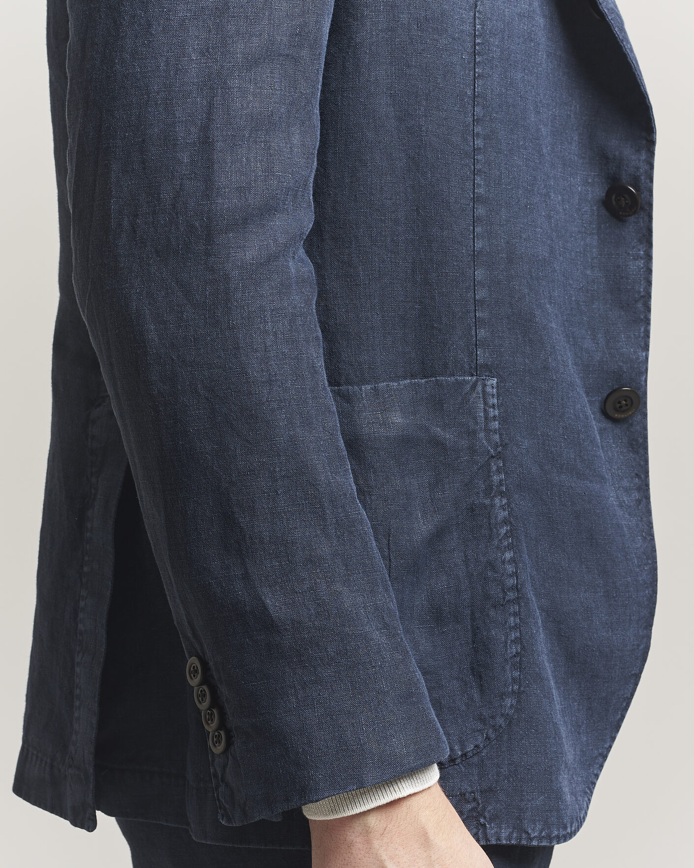 Herre | Jakkesæt | Boglioli | K Jacket Linen Suit Navy