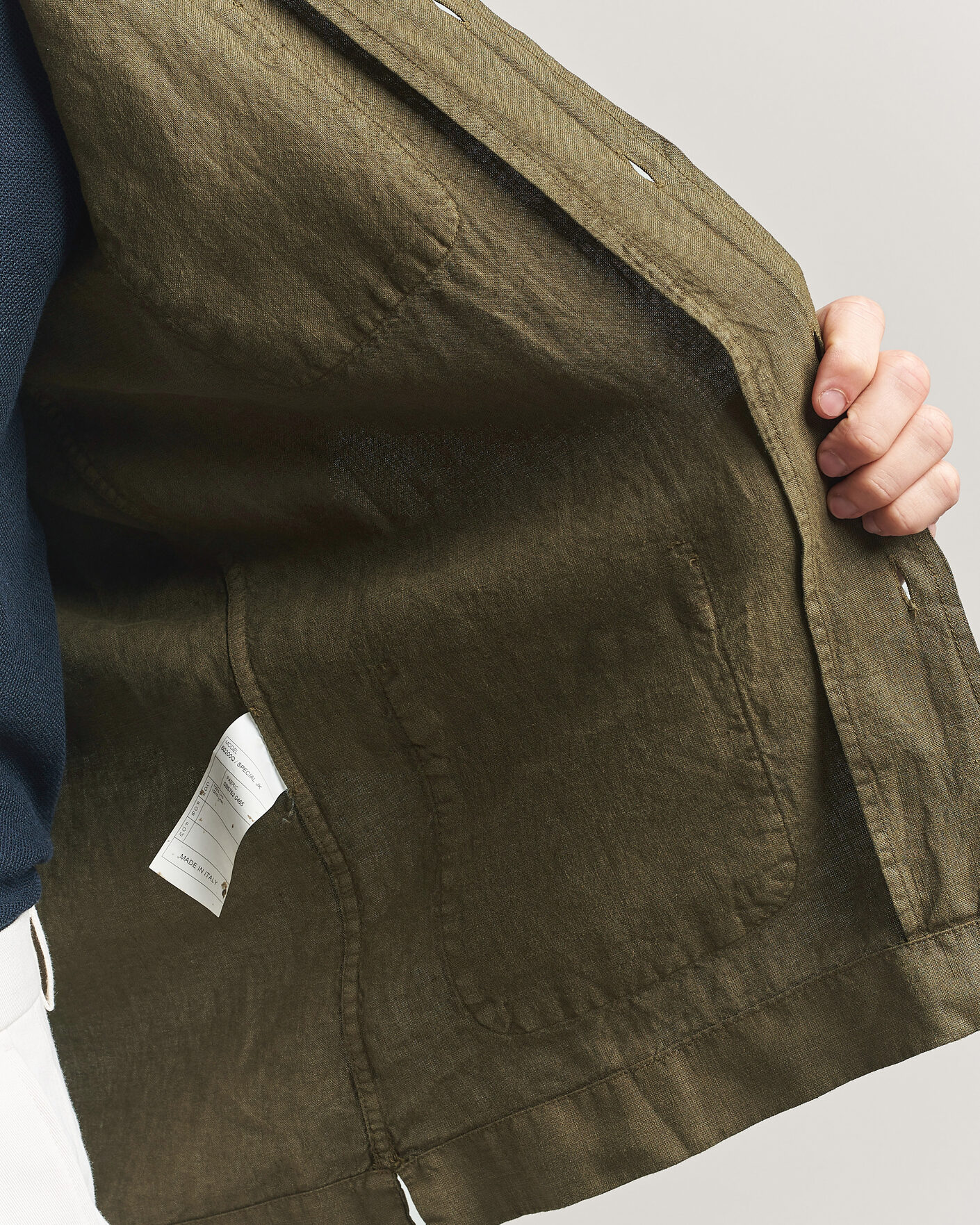 Herre | Jakker | Boglioli | Linen Painter Jacket Military