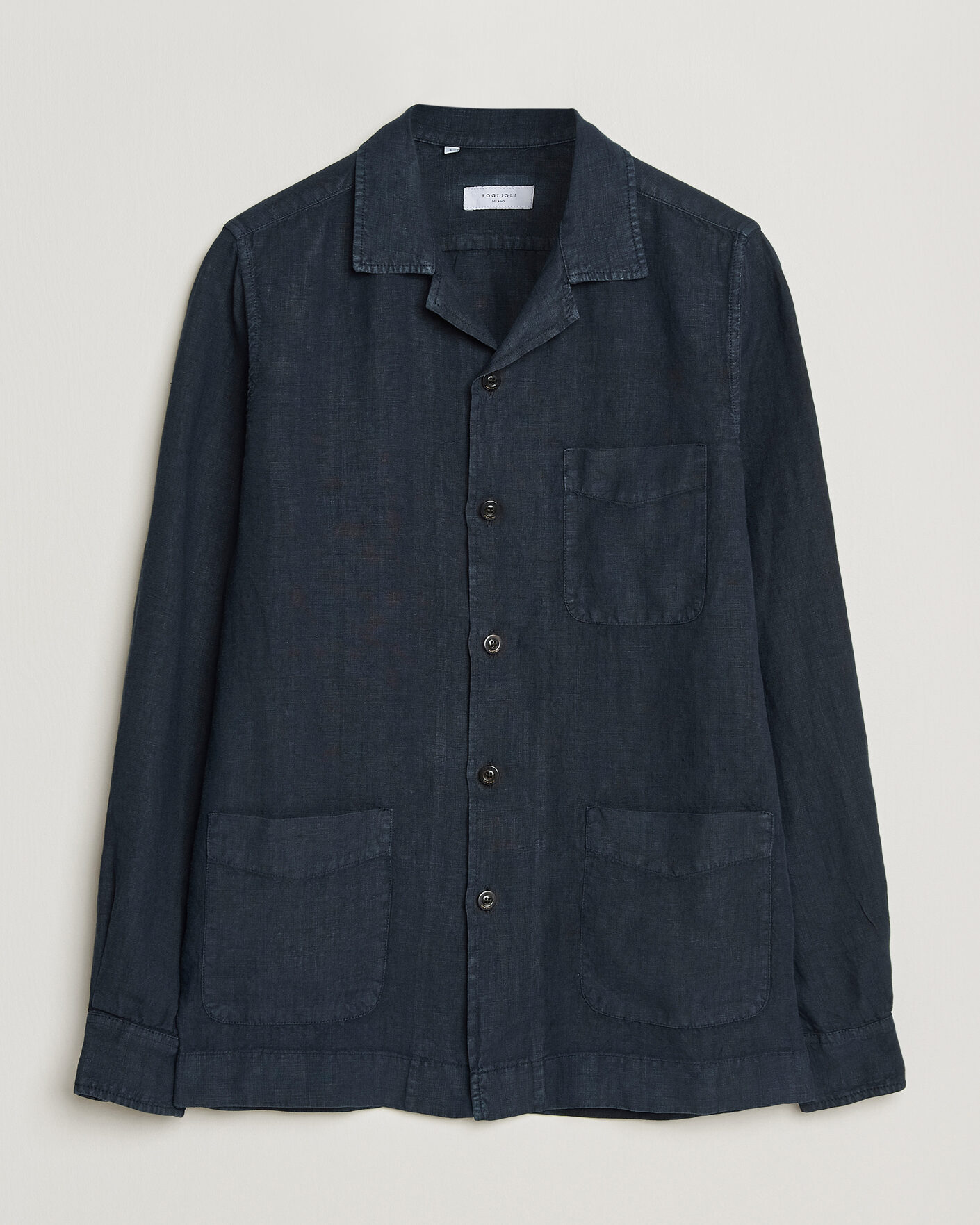 Herre | Jakker | Boglioli | Linen Painter Jacket Navy