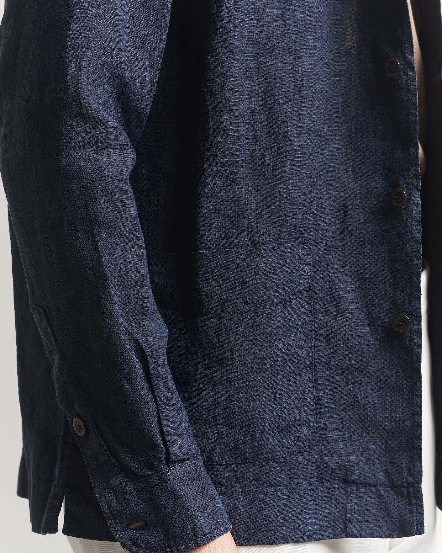 Herre | Jakker | Boglioli | Linen Painter Jacket Navy