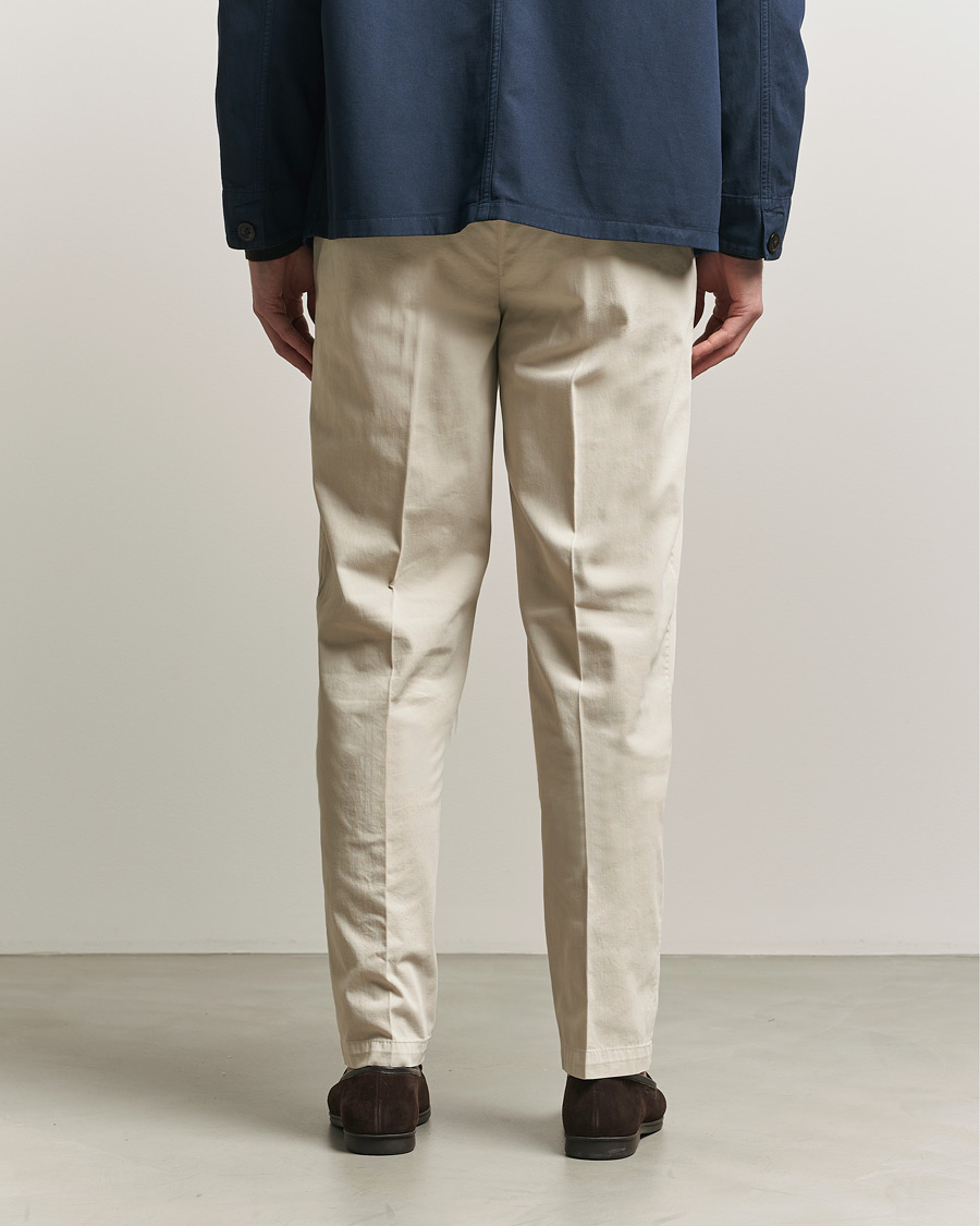 Herre | Bukser | Boglioli | Regular Fit Cotton Chinos Beige