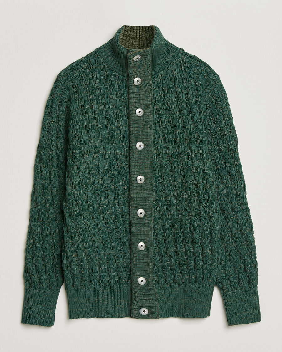 Herre | Trøjer | S.N.S. Herning | Stark Cardigan Machine Green