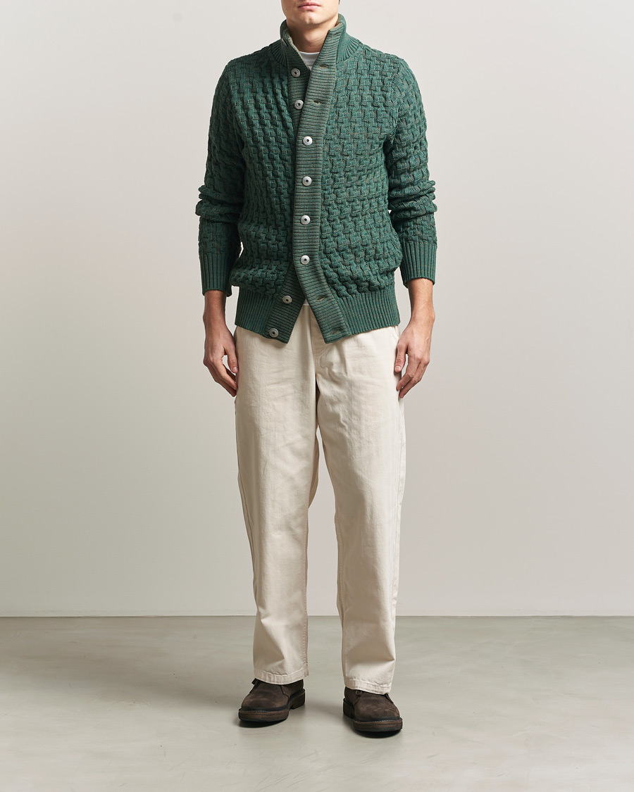 Herre | Trøjer | S.N.S. Herning | Stark Cardigan Machine Green