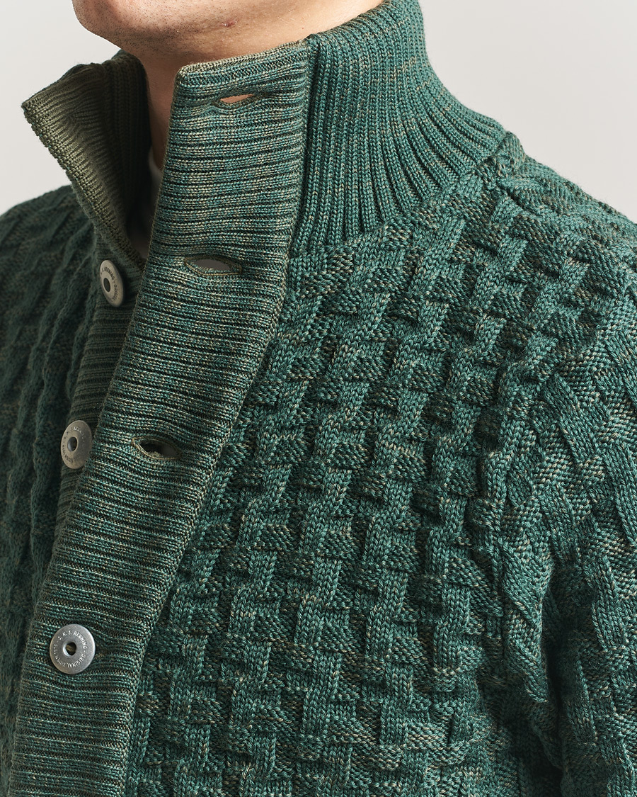 Herre | Trøjer | S.N.S. Herning | Stark Cardigan Machine Green