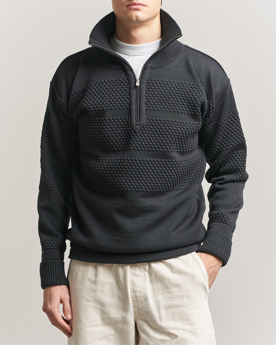 Herre | Trøjer | S.N.S. Herning | Fisherman Short Zip Molten Grey